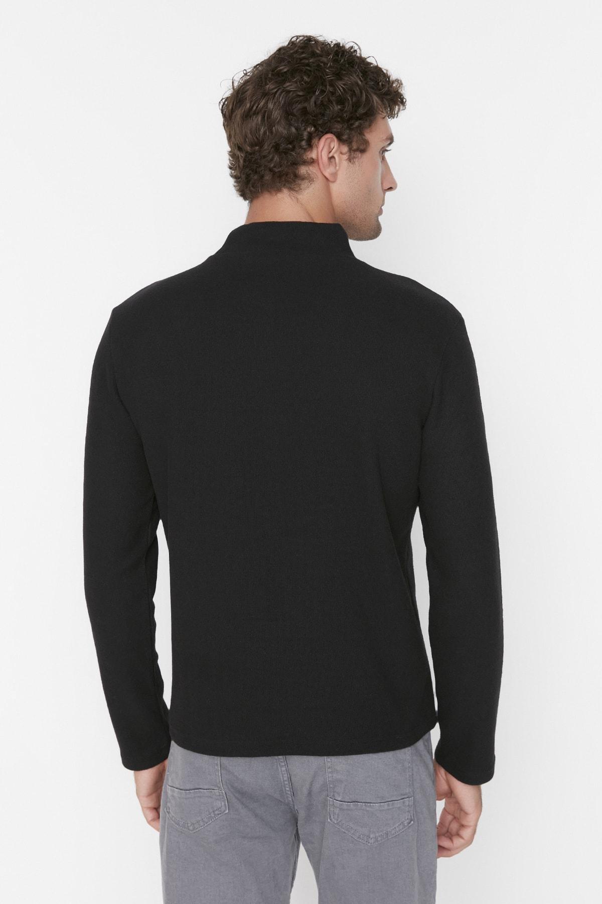Black Slim T-Shirt, , large image number 4