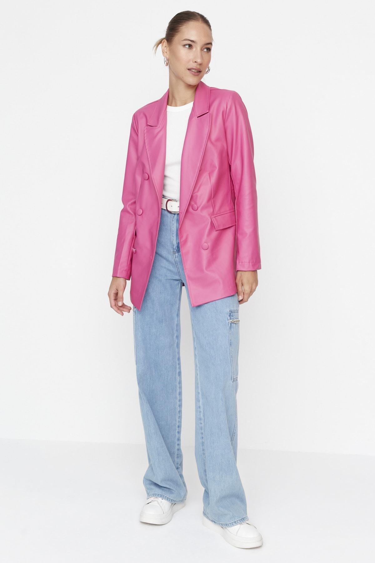 Pink Regular Blazer, Pink, large image number 0