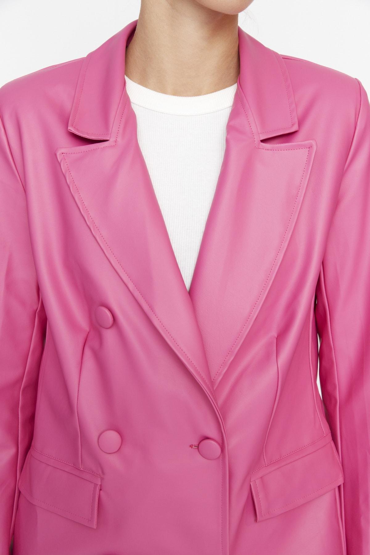 Pink Regular Blazer, Pink, large image number 3