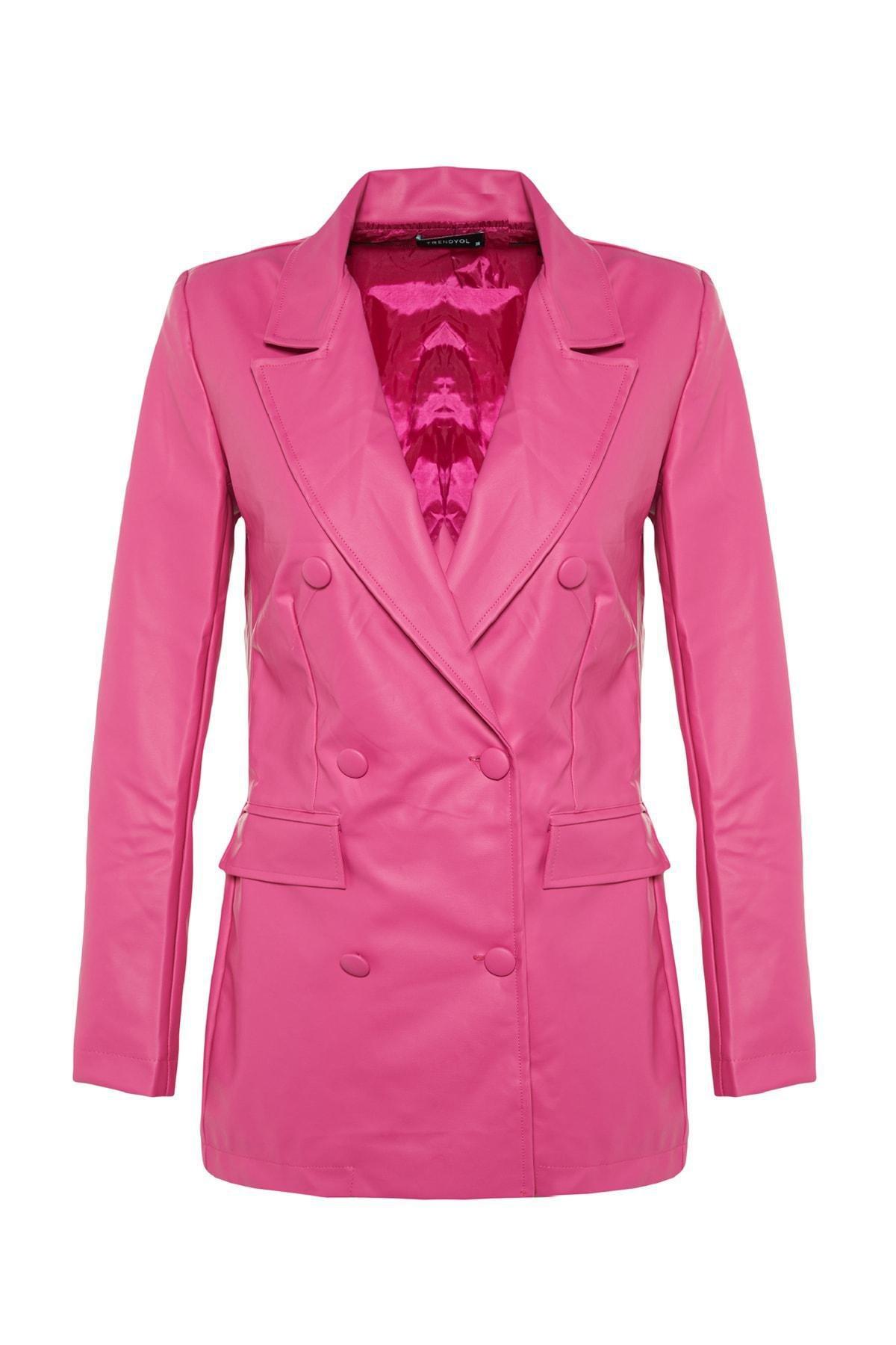 Pink Regular Blazer, Pink, large image number 5