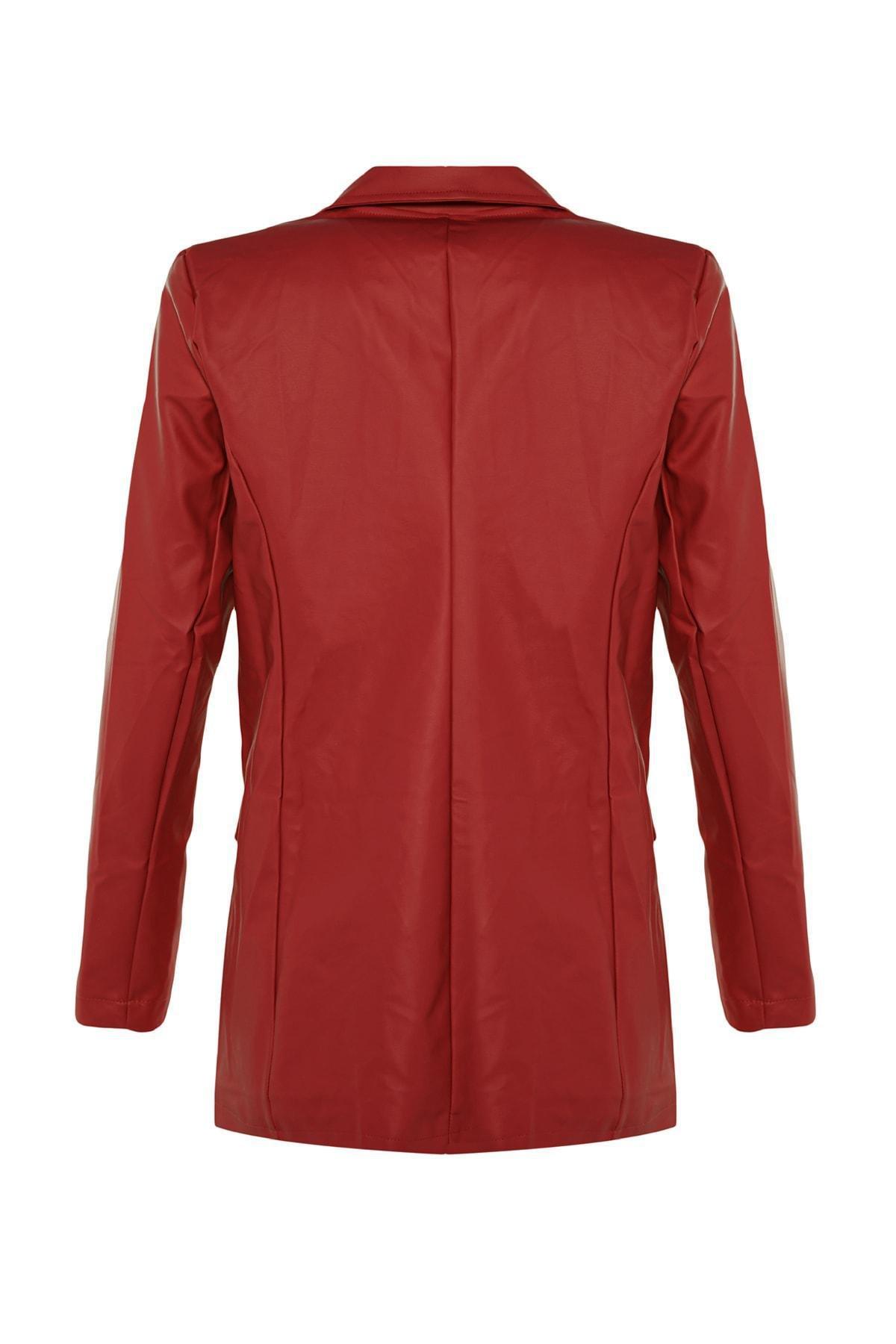 بليزر بقصة عادية، برغندي, Burgundy, large image number 7