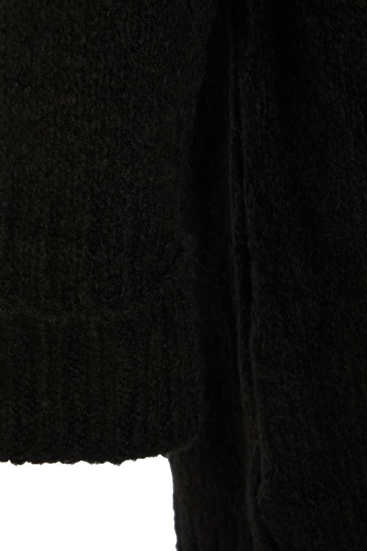 Black Regular V Neck Cardigan, , large image number 6