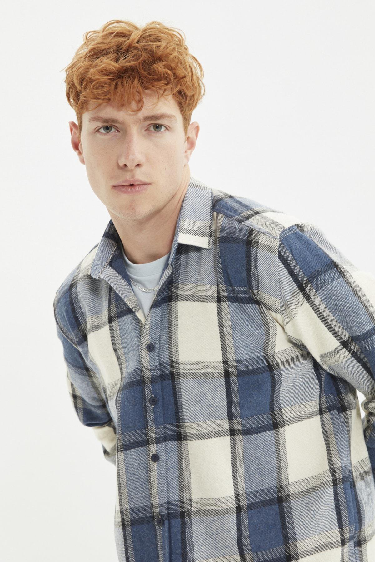 Blue Plaid Shirt, , large image number 2