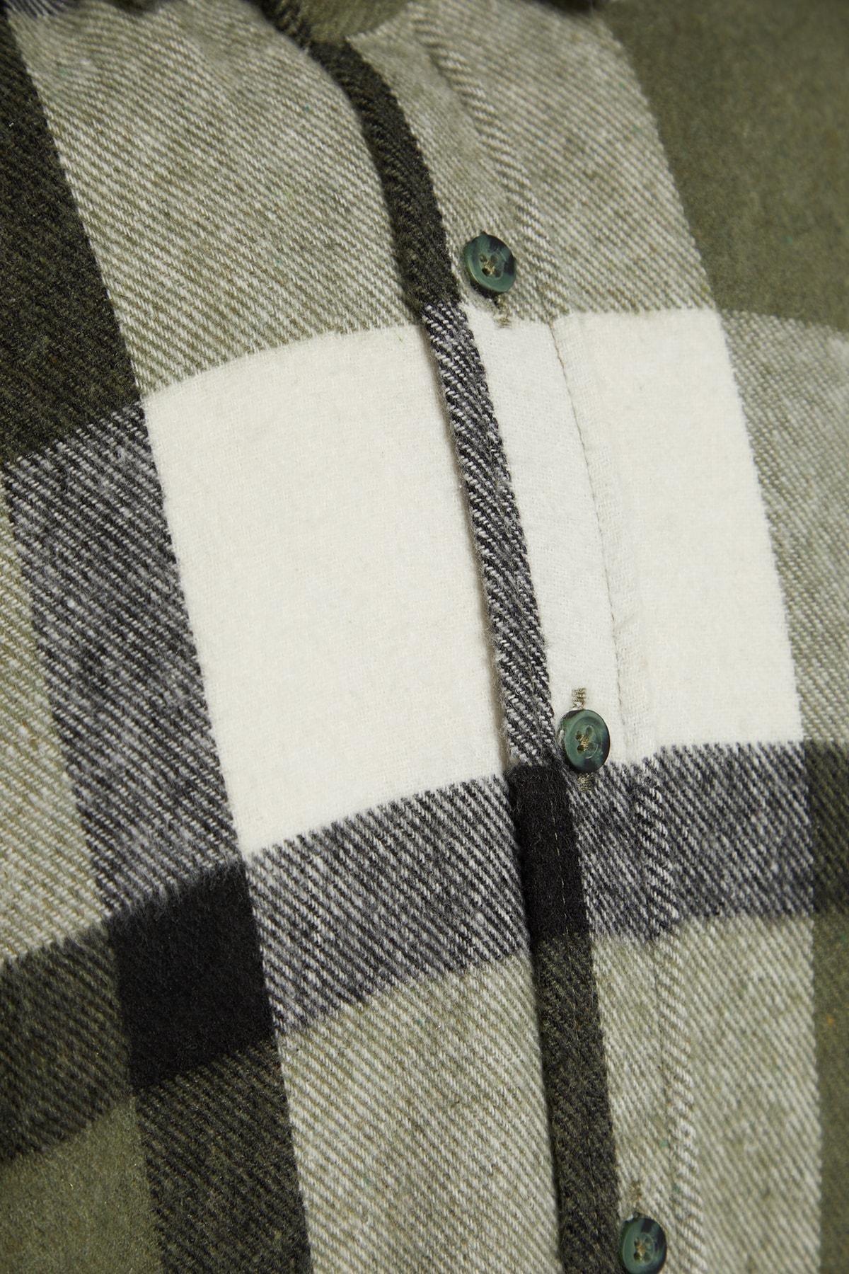 Khaki Regular Shirt, , large image number 6