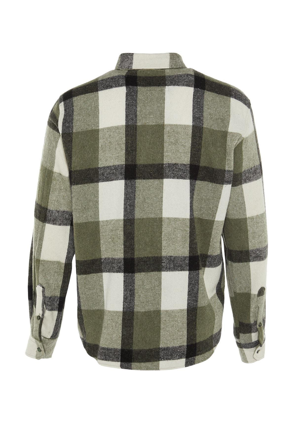 Khaki Regular Shirt, , large image number 7