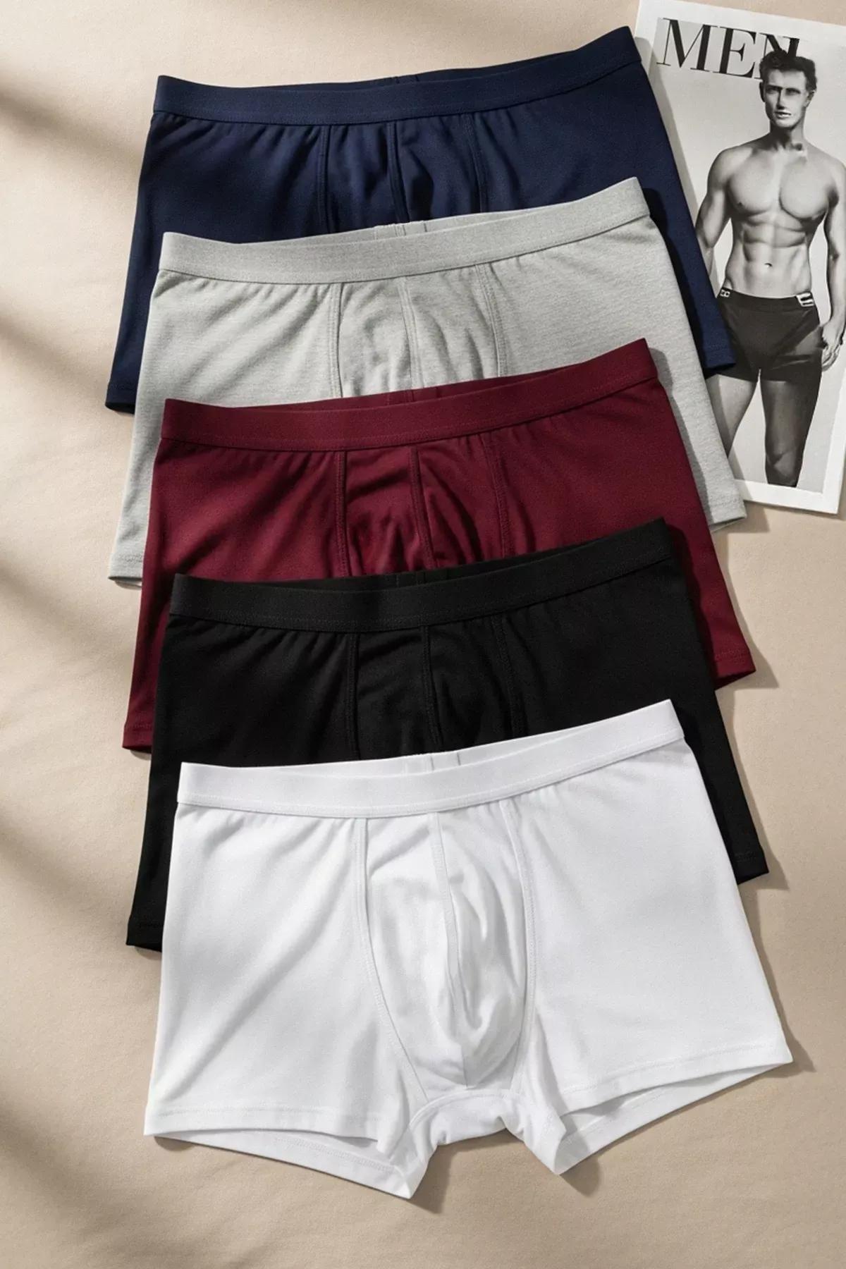 Multicolour Basic 5-Pack Boxers, , large image number 0
