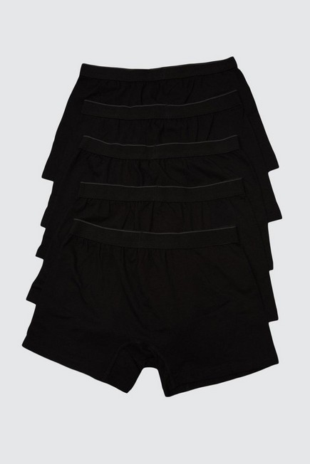 Trendyol - Black Boxer Shorts, Set Of 5