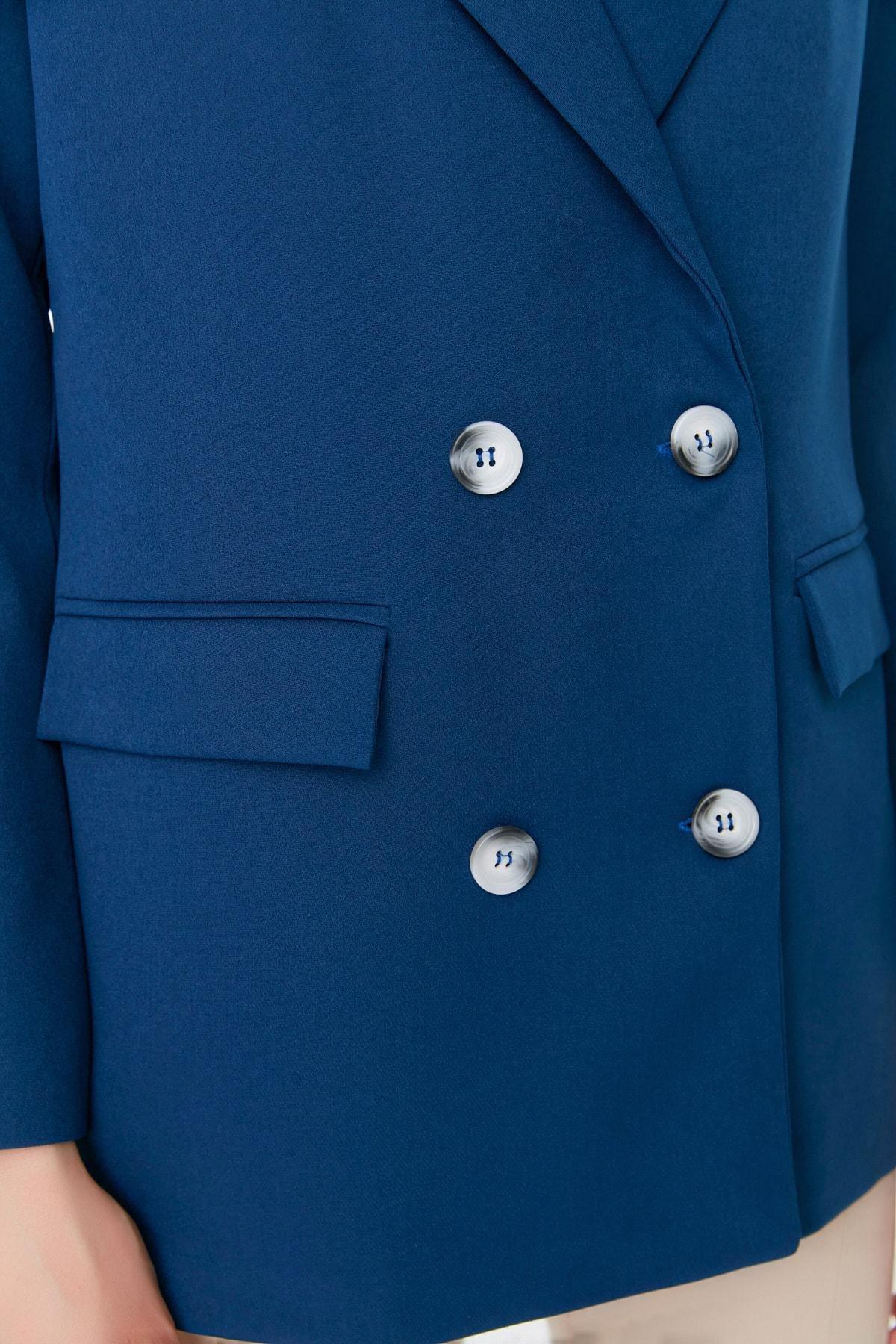 Navy Regular Fit Blazer, , large image number 3