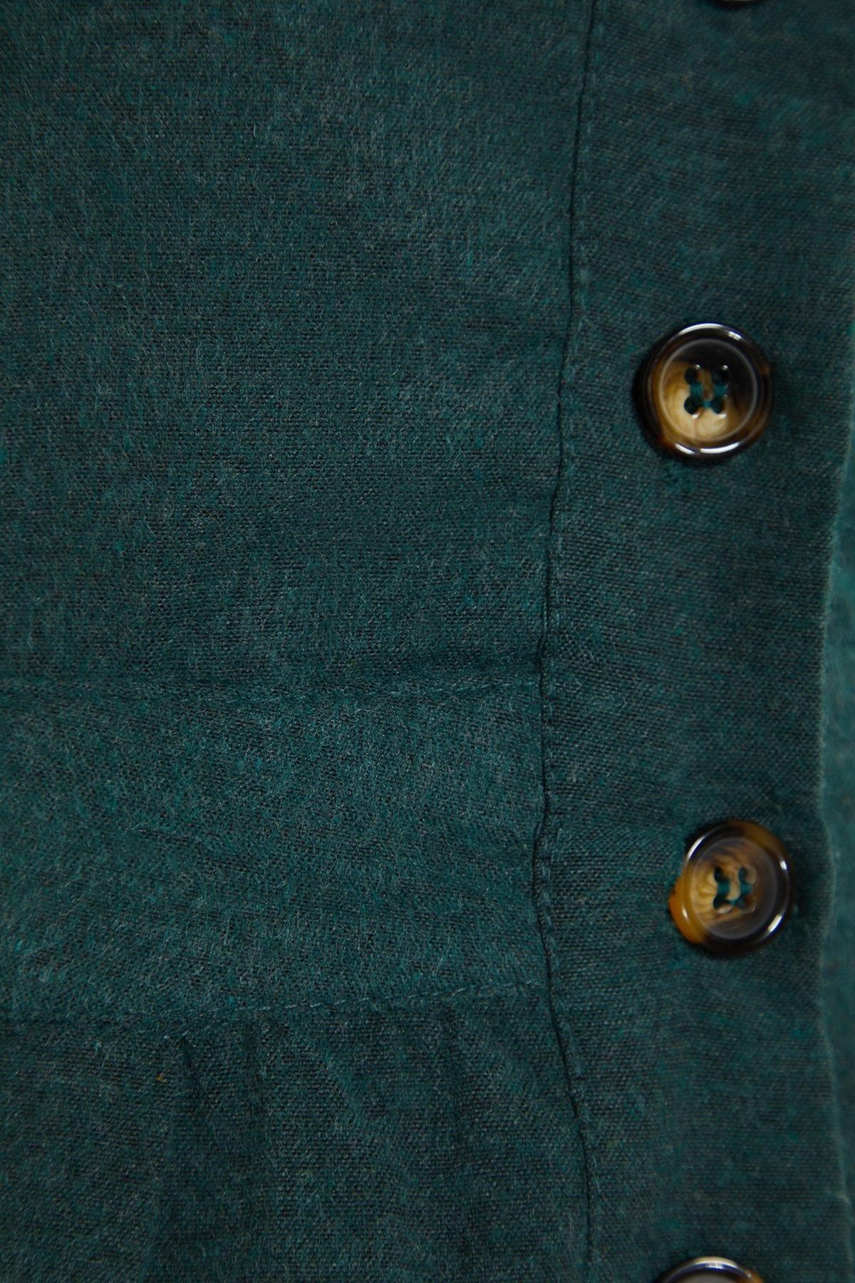 Khaki Skater Dress, , large image number 7
