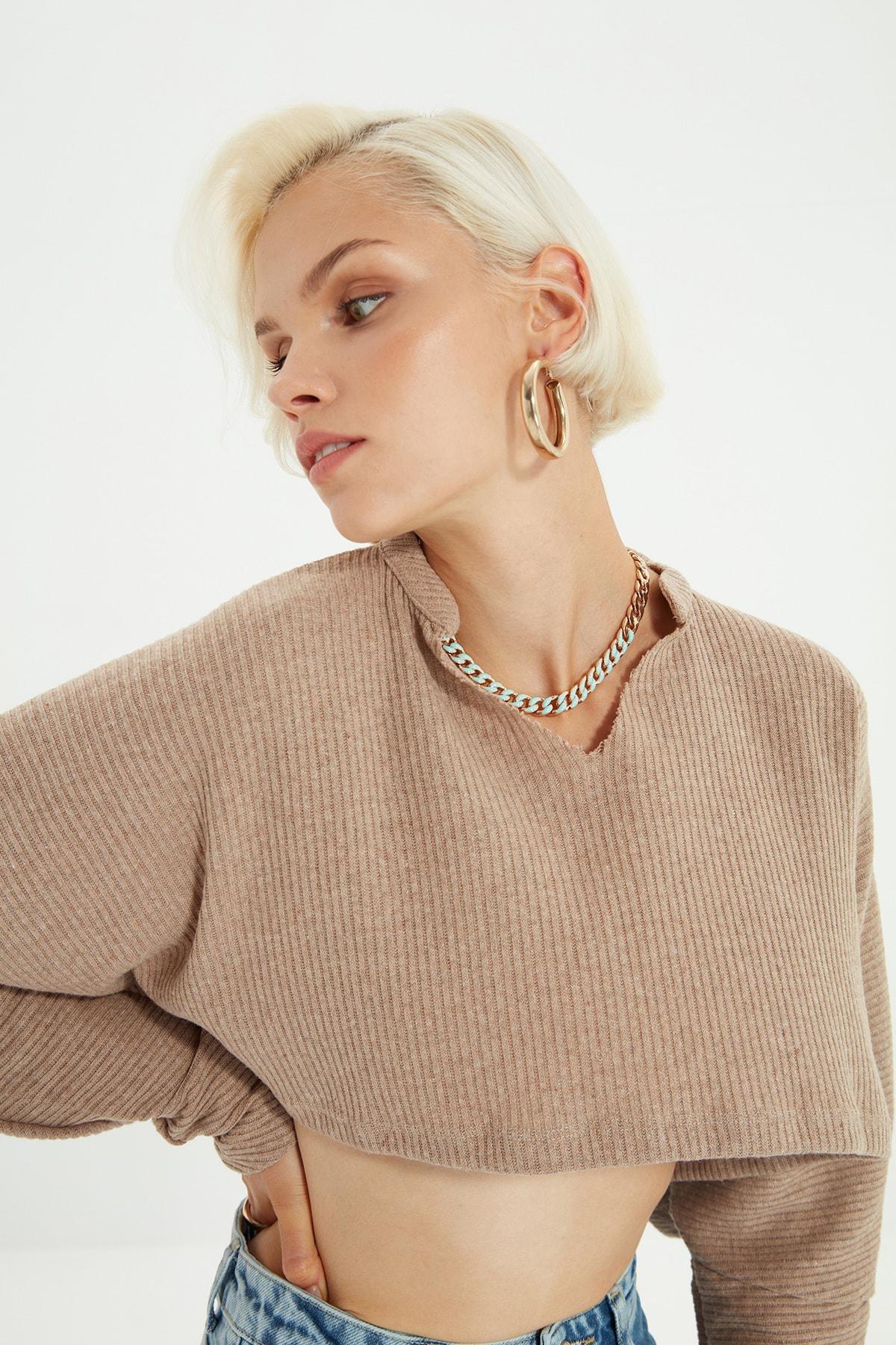 Beige Regular Blouse, , large image number 7