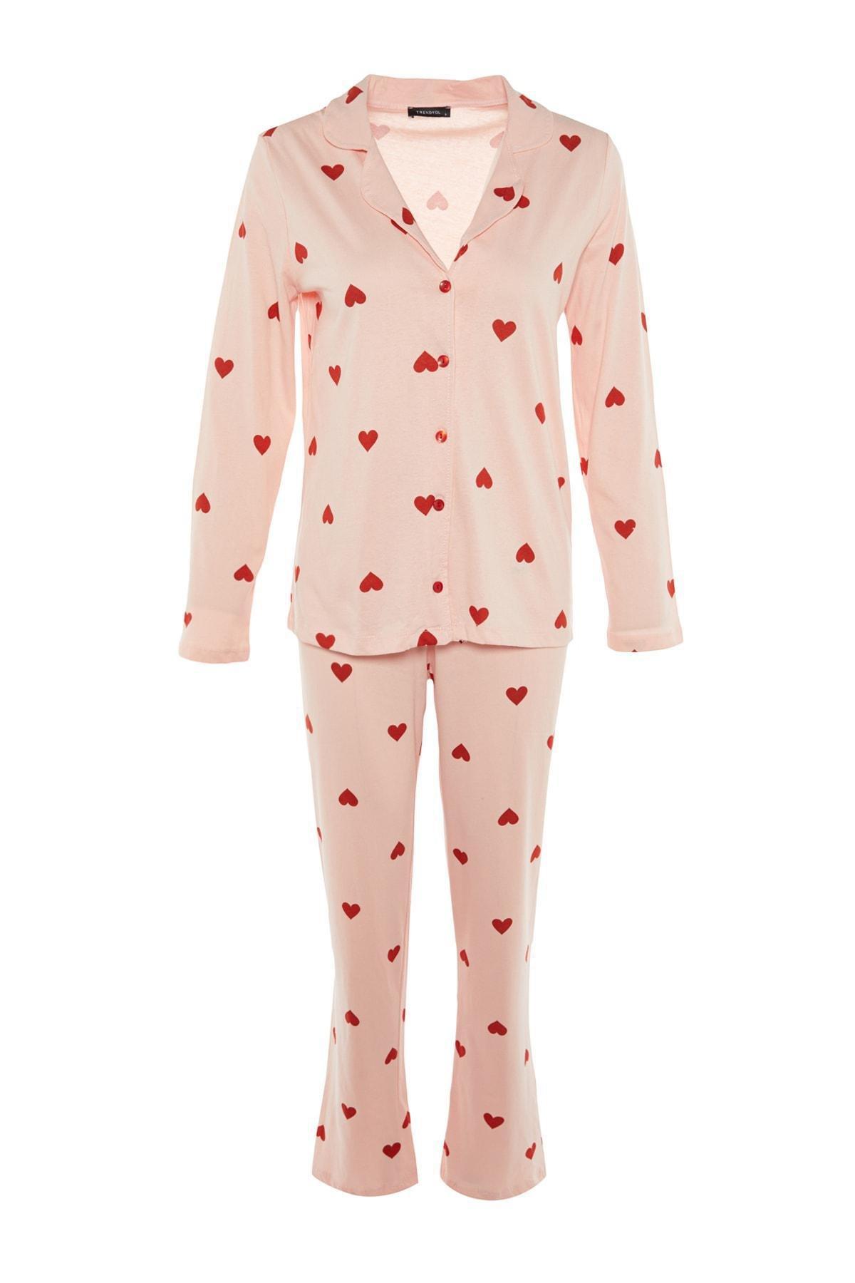 Pink Printed Knitted Co-Ord Set, , large image number 5