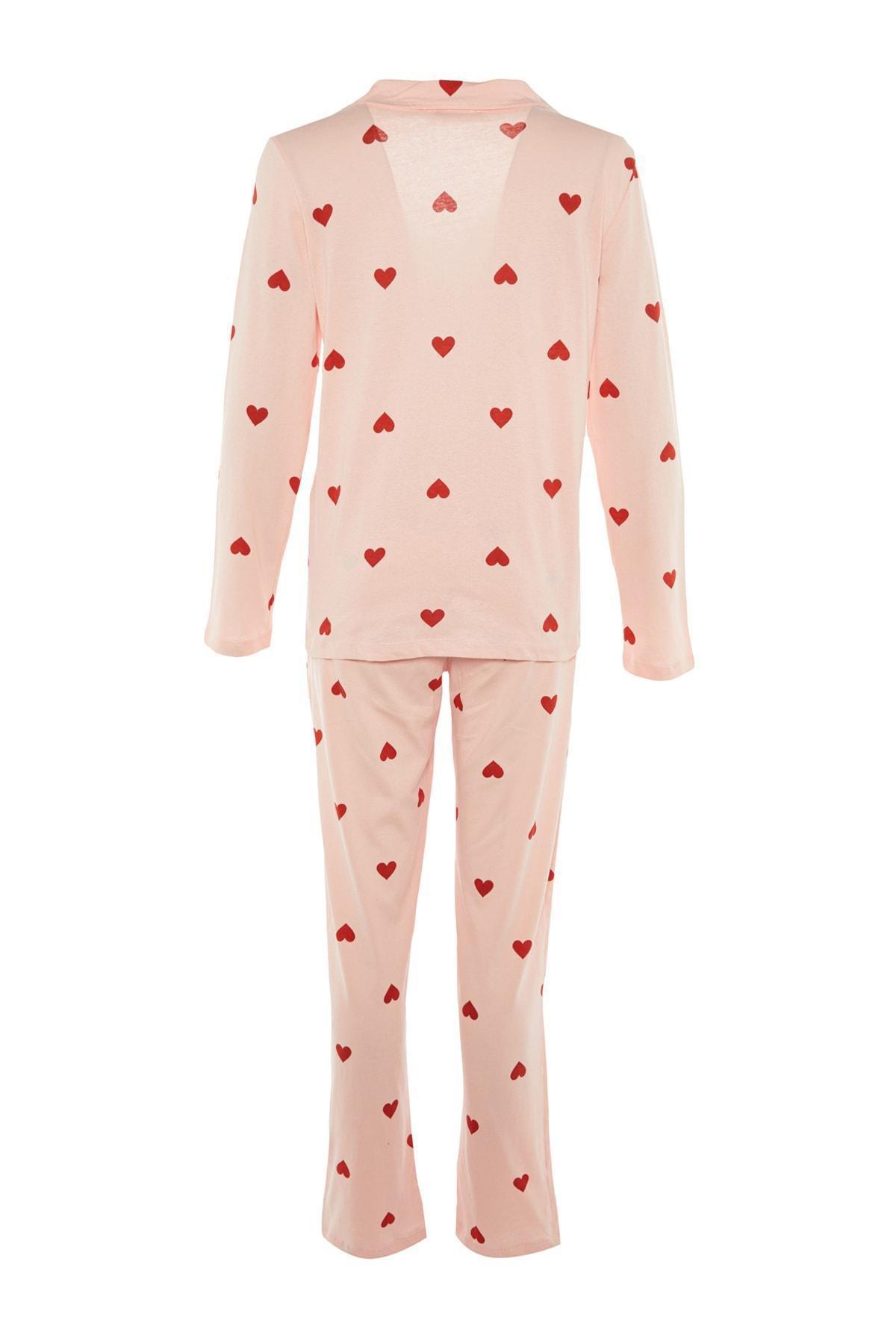 Pink Printed Knitted Co-Ord Set, , large image number 7