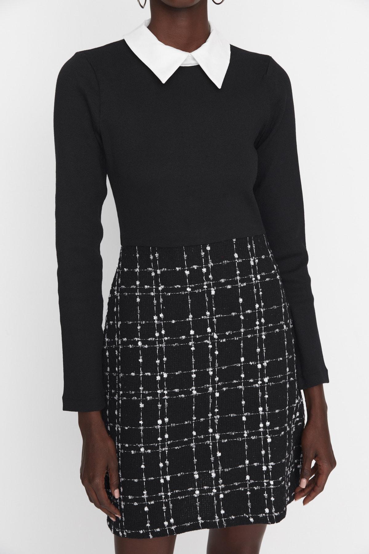 Black A Line Dress, , large image number 2