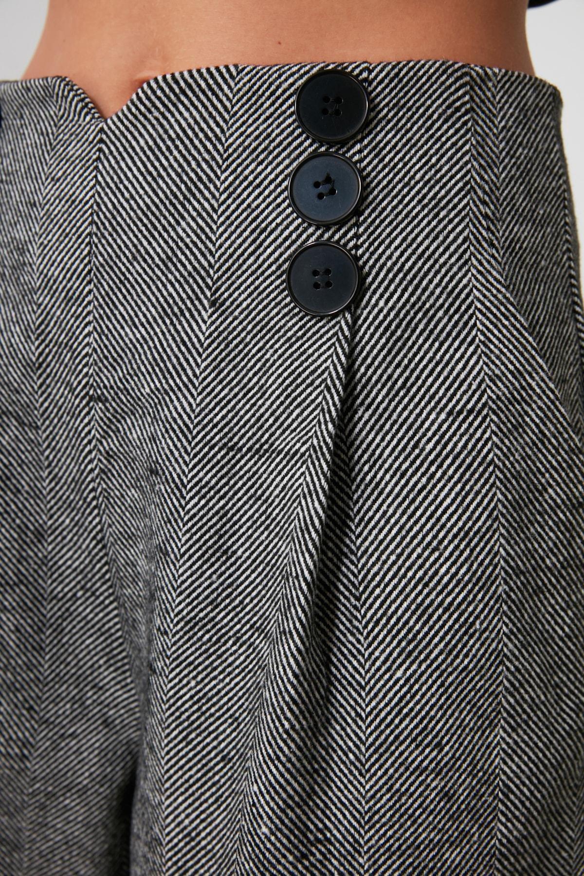 Gray Wide Leg Pants, , large image number 8