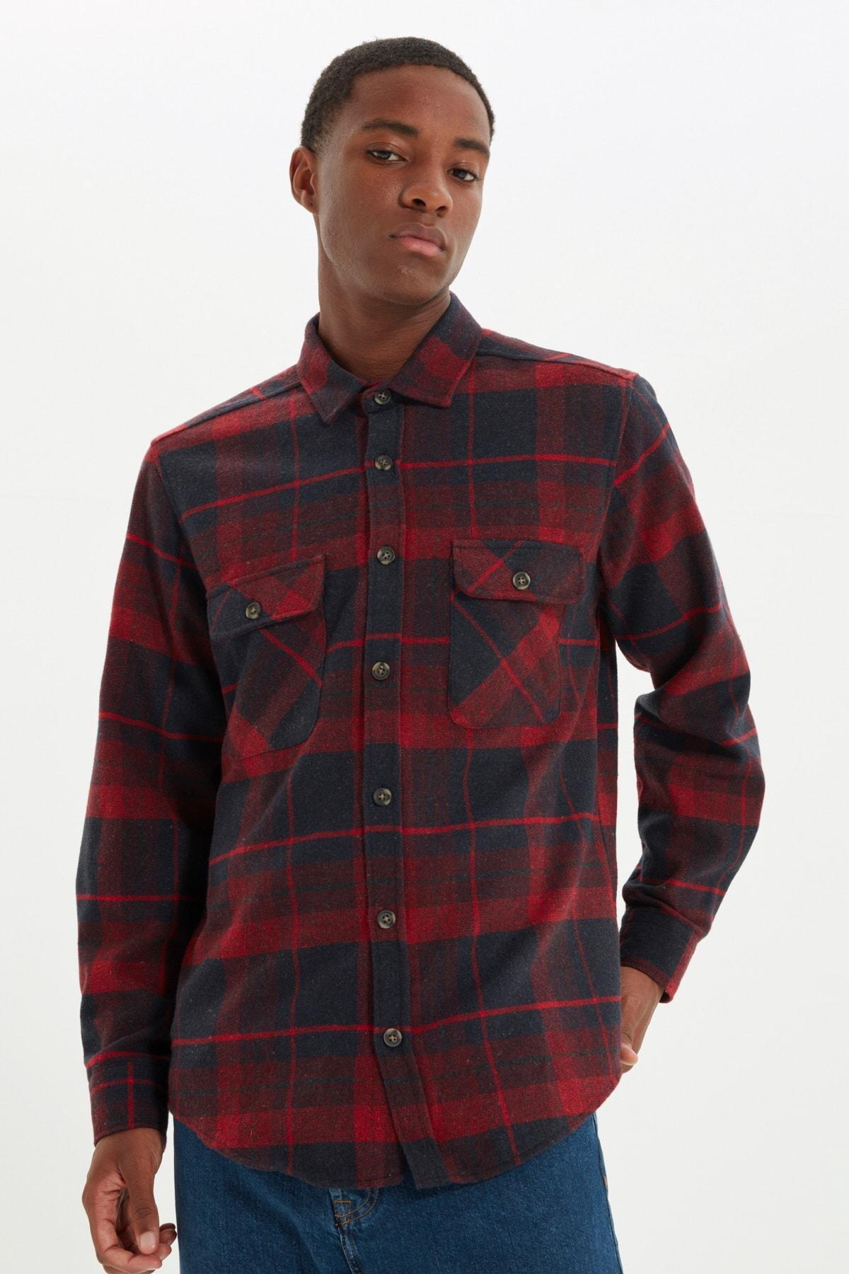 Red Regular Shirt, , large image number 2
