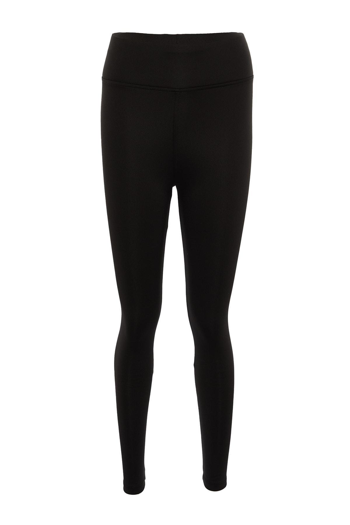 Black High Waist Leggings, , large image number 5