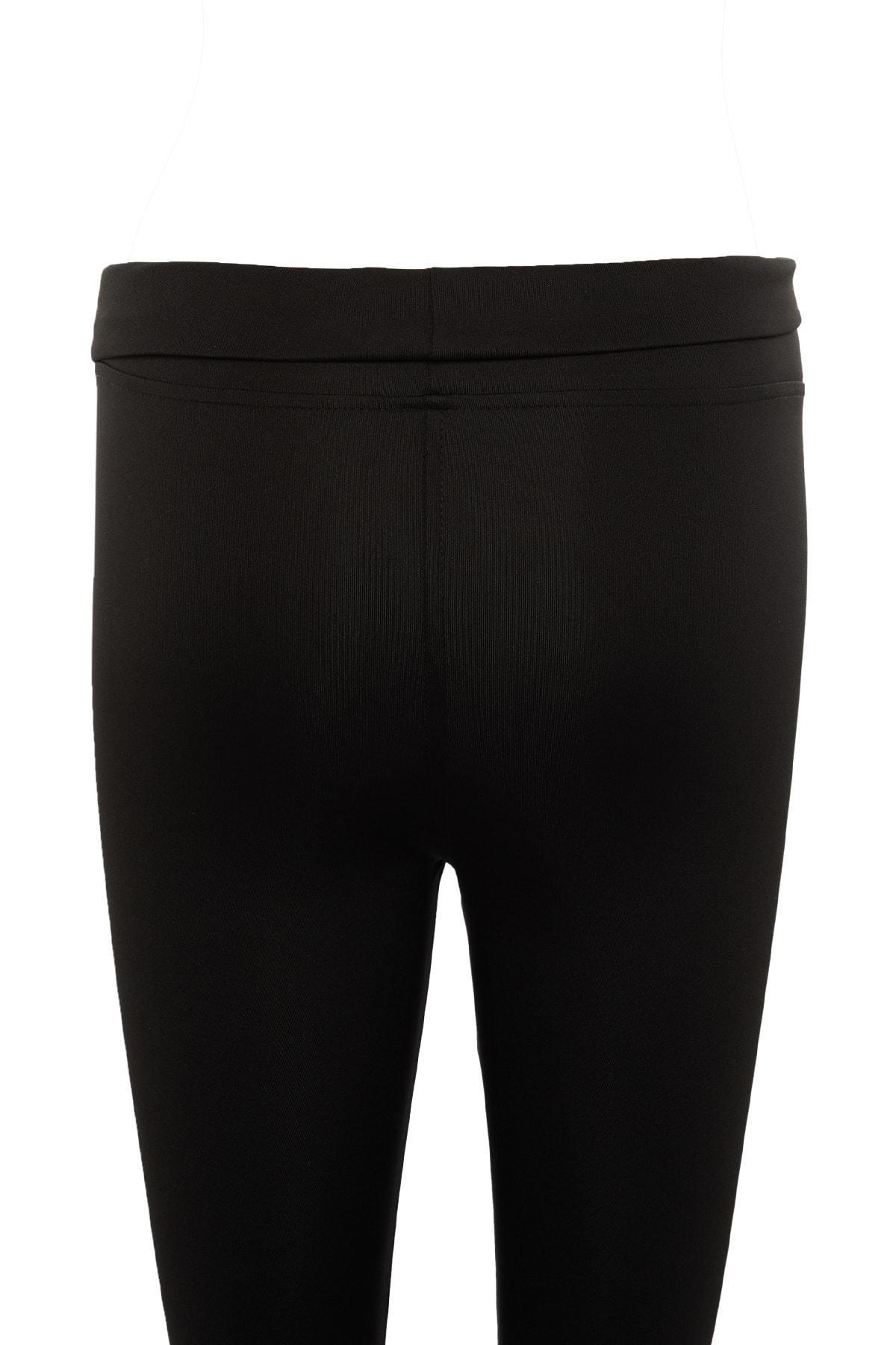 Black High Waist Leggings, , large image number 8