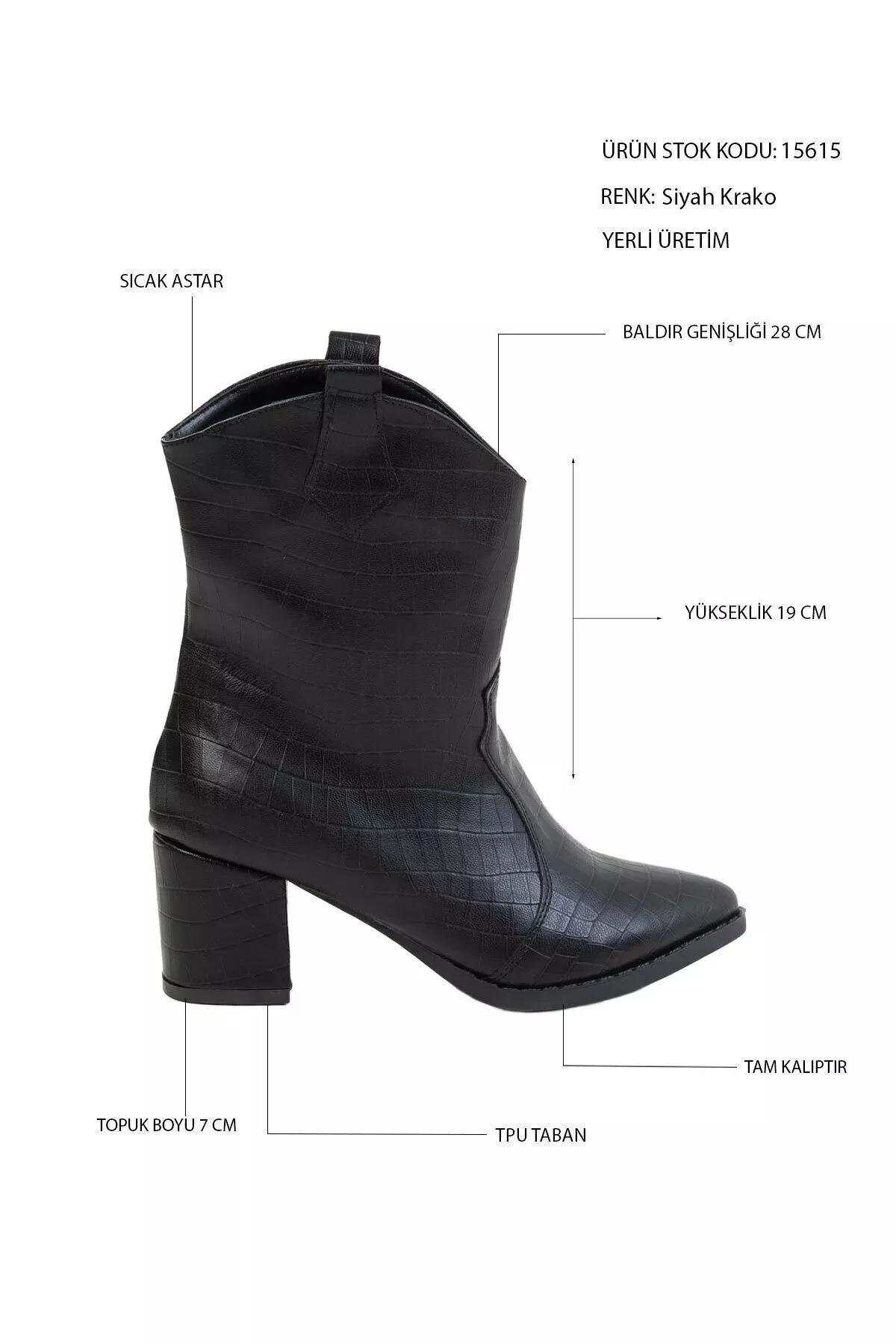 Black Crocodile Boots, C101_2504, medium