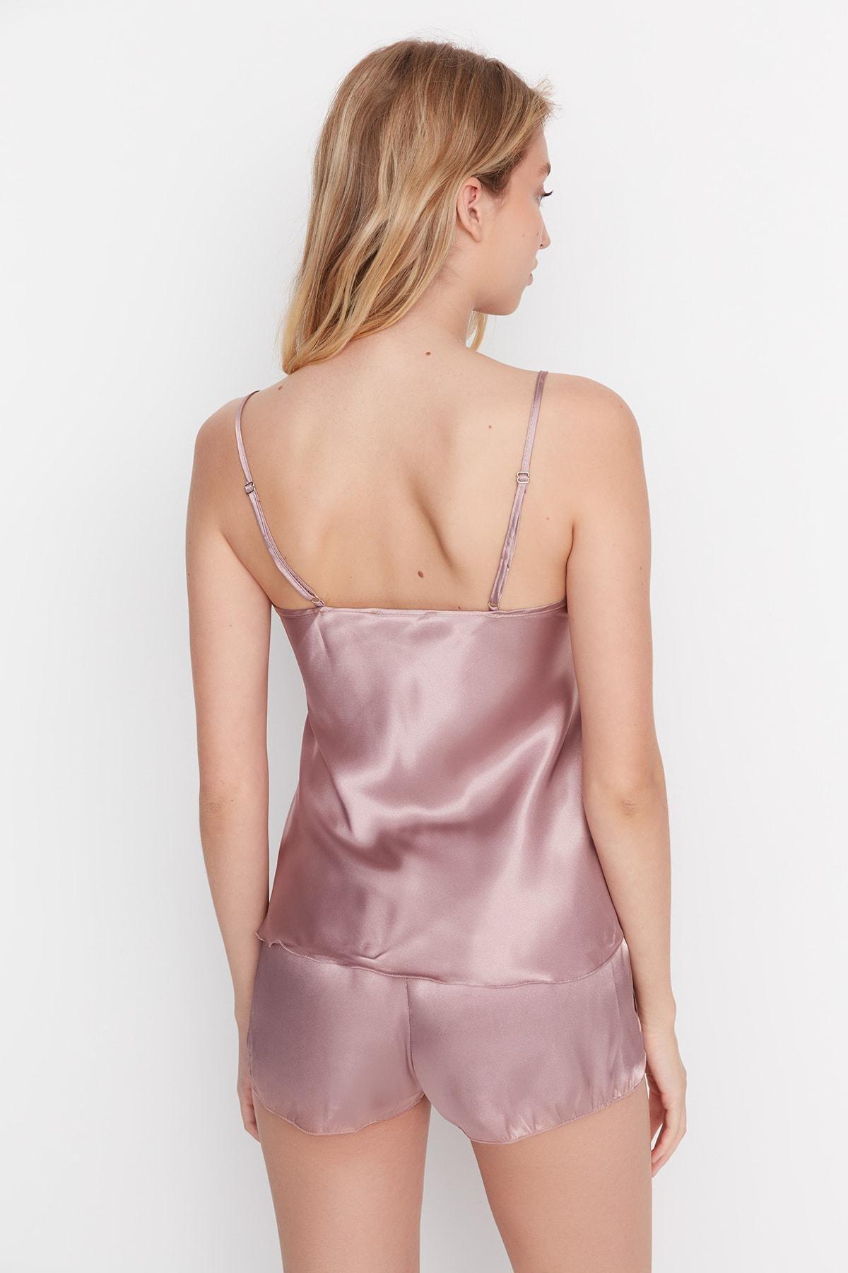 Pink Satin Pajama Set, , large image number 2