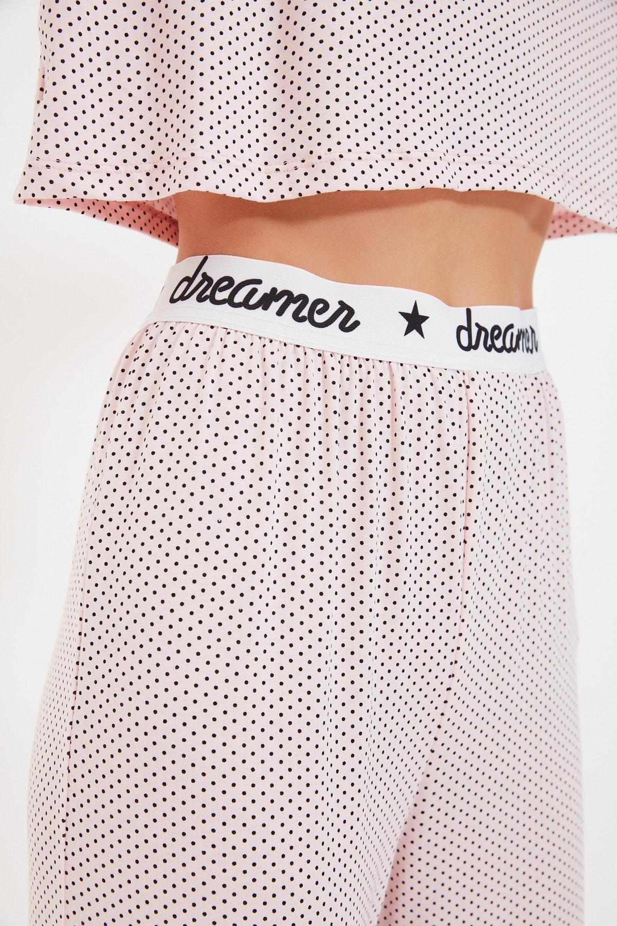 Pink Polka Dot Pajama Set, , large image number 3