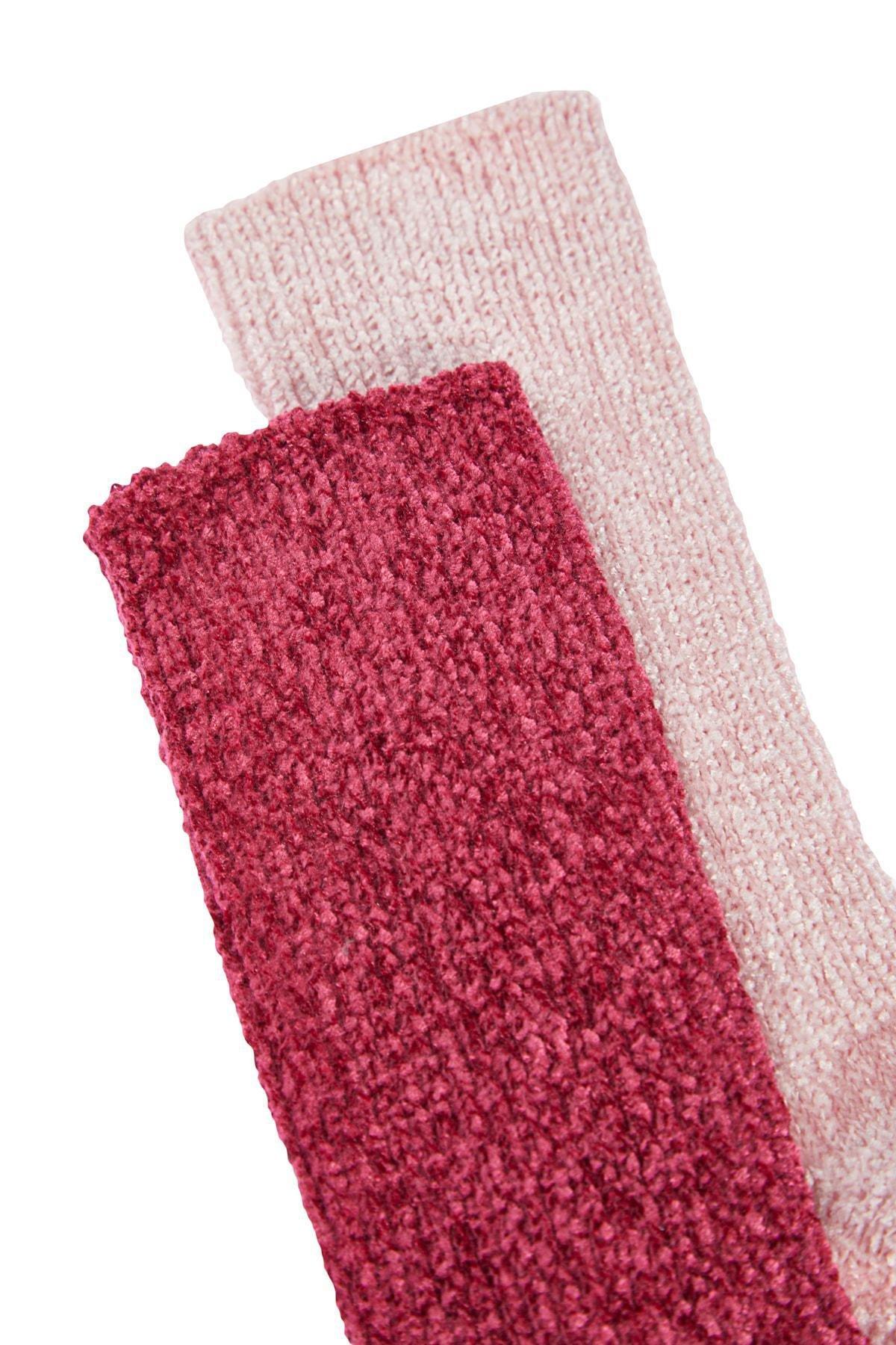 Burgundy Socks, Set Of 2, , large image number 0