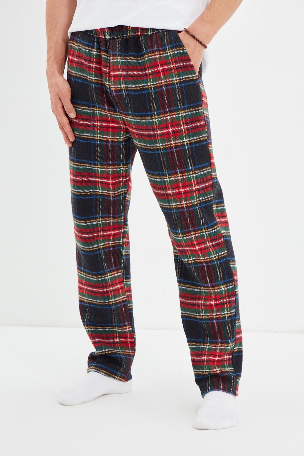 Multicolour Relaxed Pajama Bottoms, , large image number 3