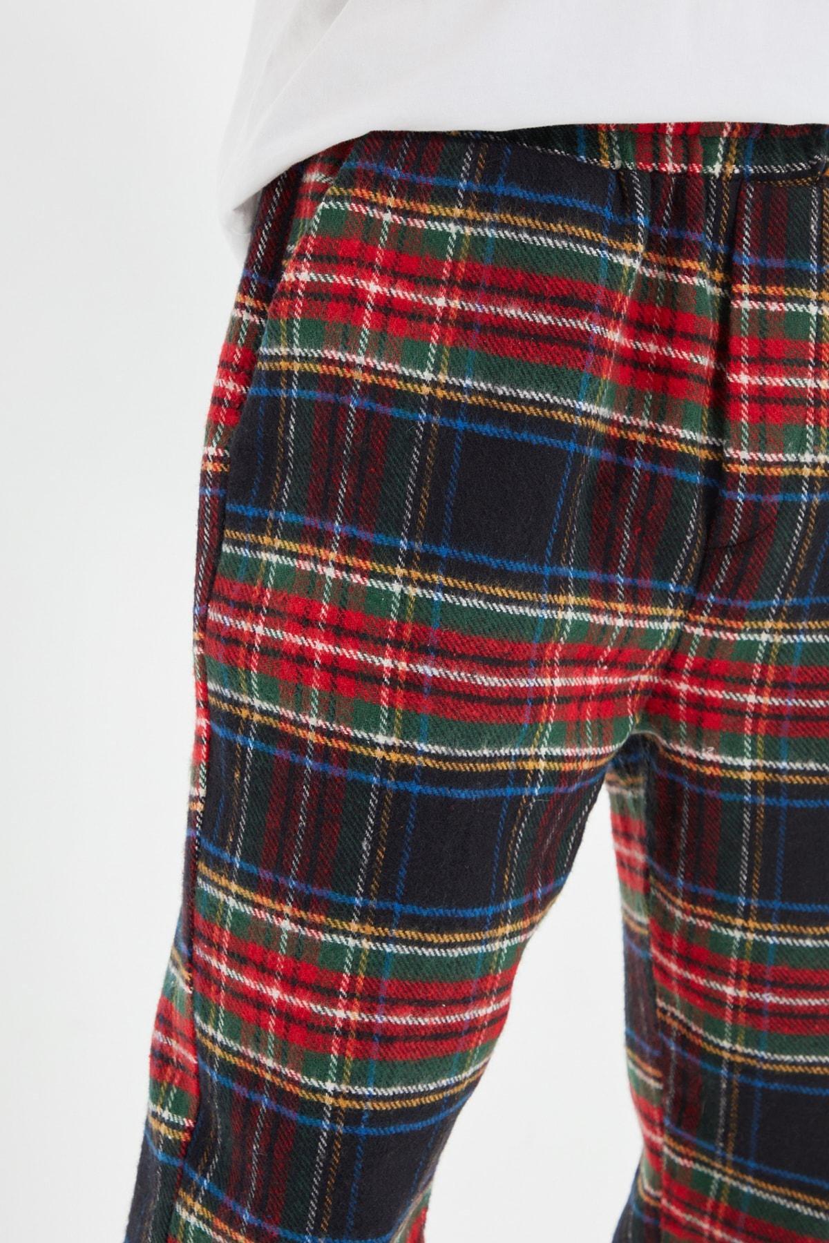 Multicolour Relaxed Pajama Bottoms, , large image number 4