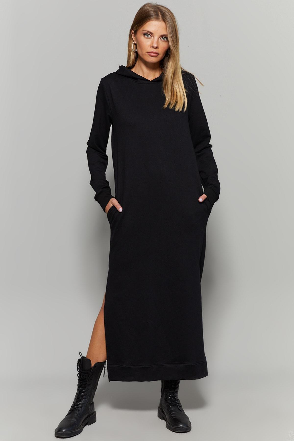 Black Pullover Dress, , large image number 0