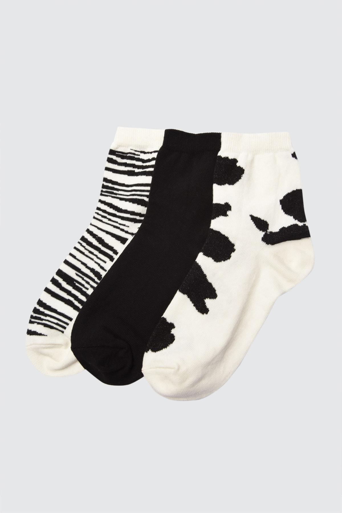 Black Socks, Set Of 3, , large image number 0