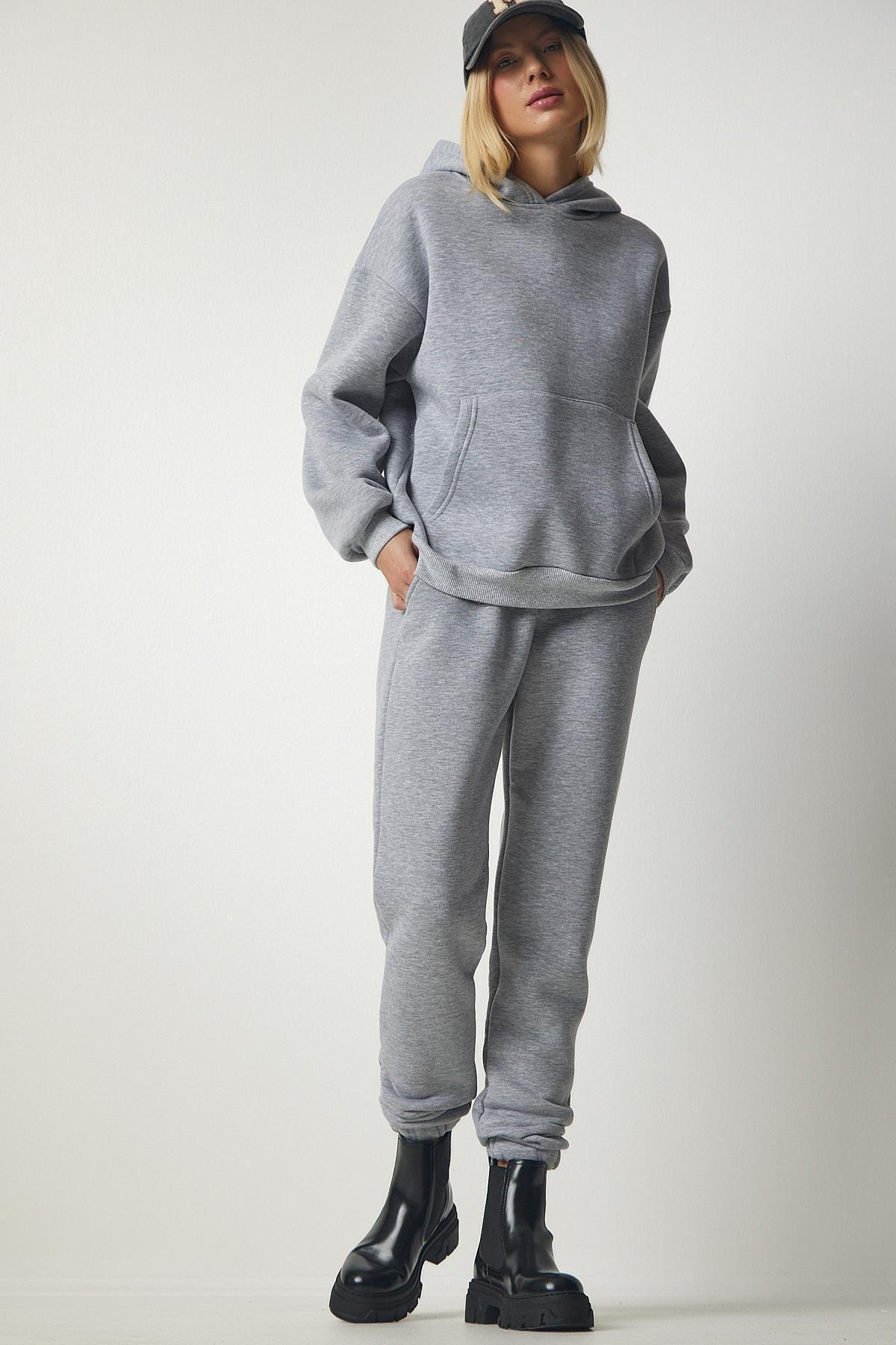 Grey Sweatsuit Co-Ord Set