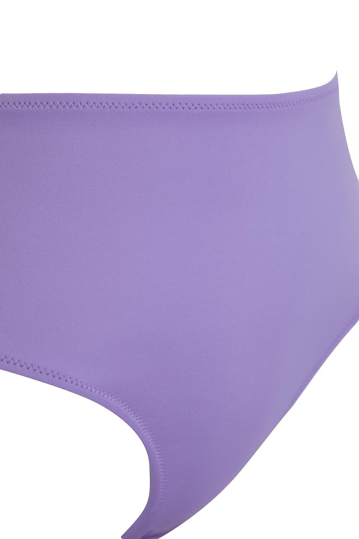 Purple High Waist Bikini Bottom, , large image number 5