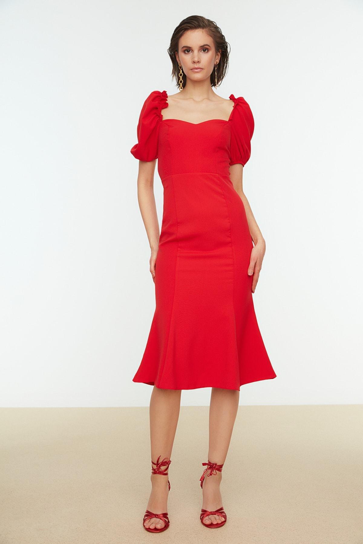 Red Sweetheart Dress, , large image number 0
