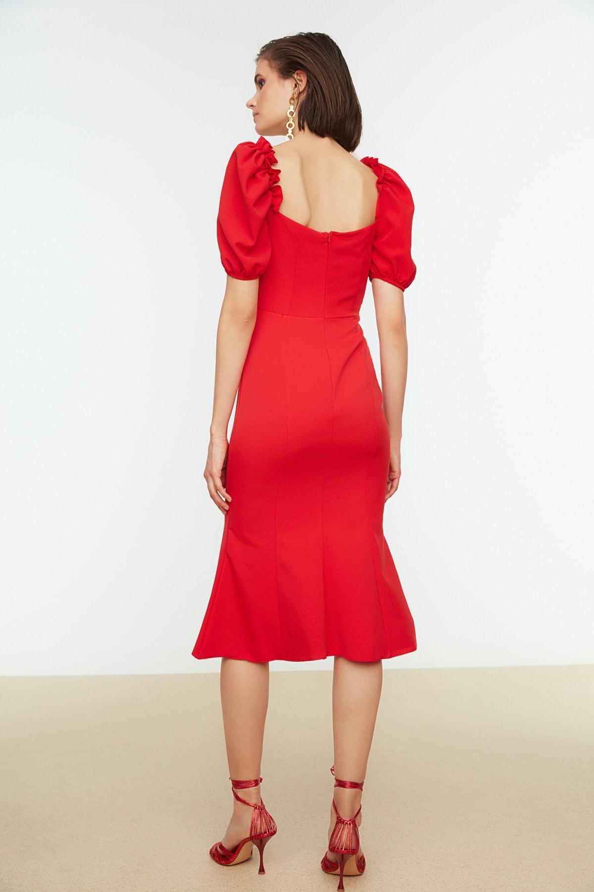 Red Sweetheart Dress, , large image number 4