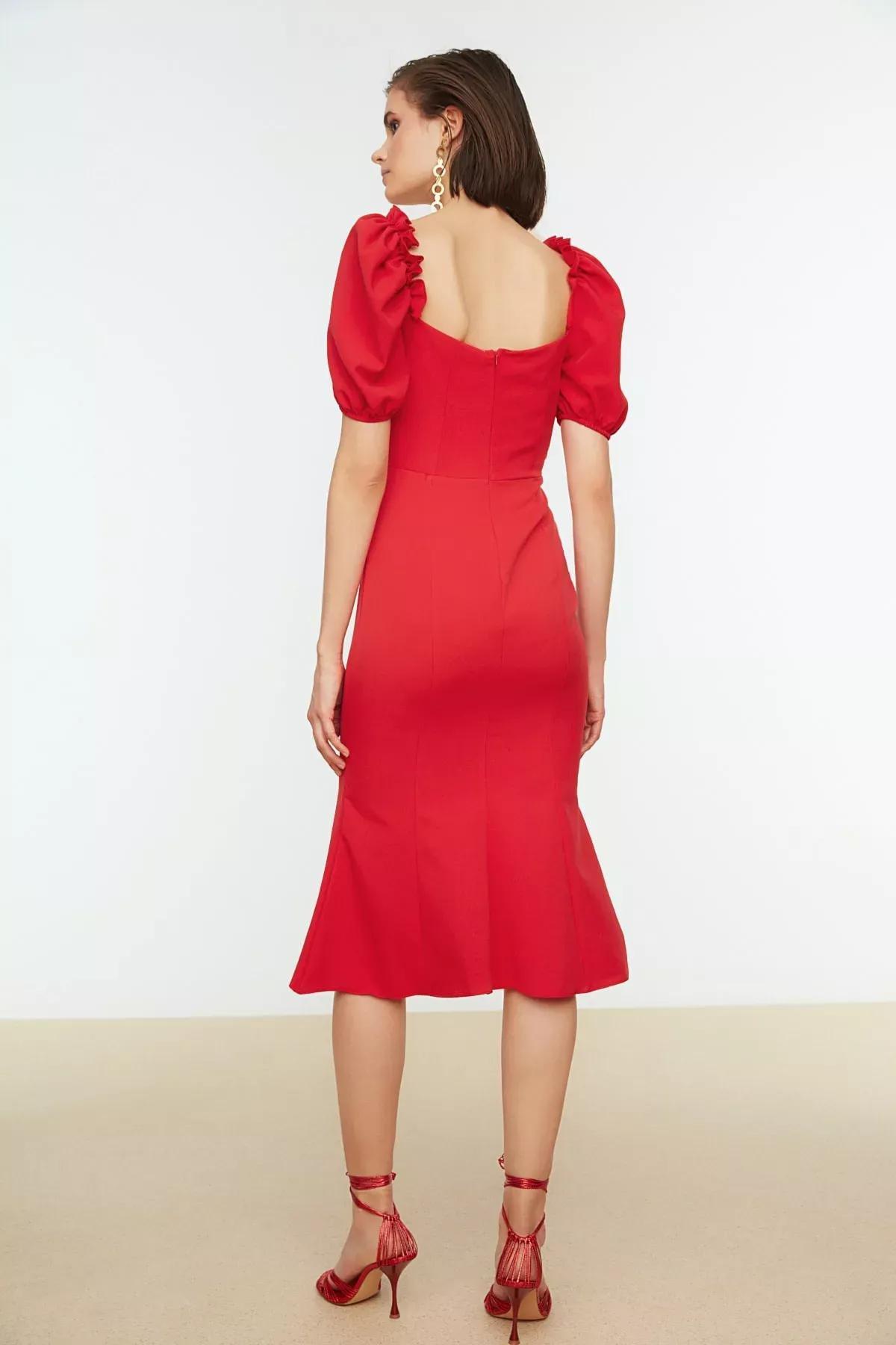 Red Sweetheart Dress, , large image number 4