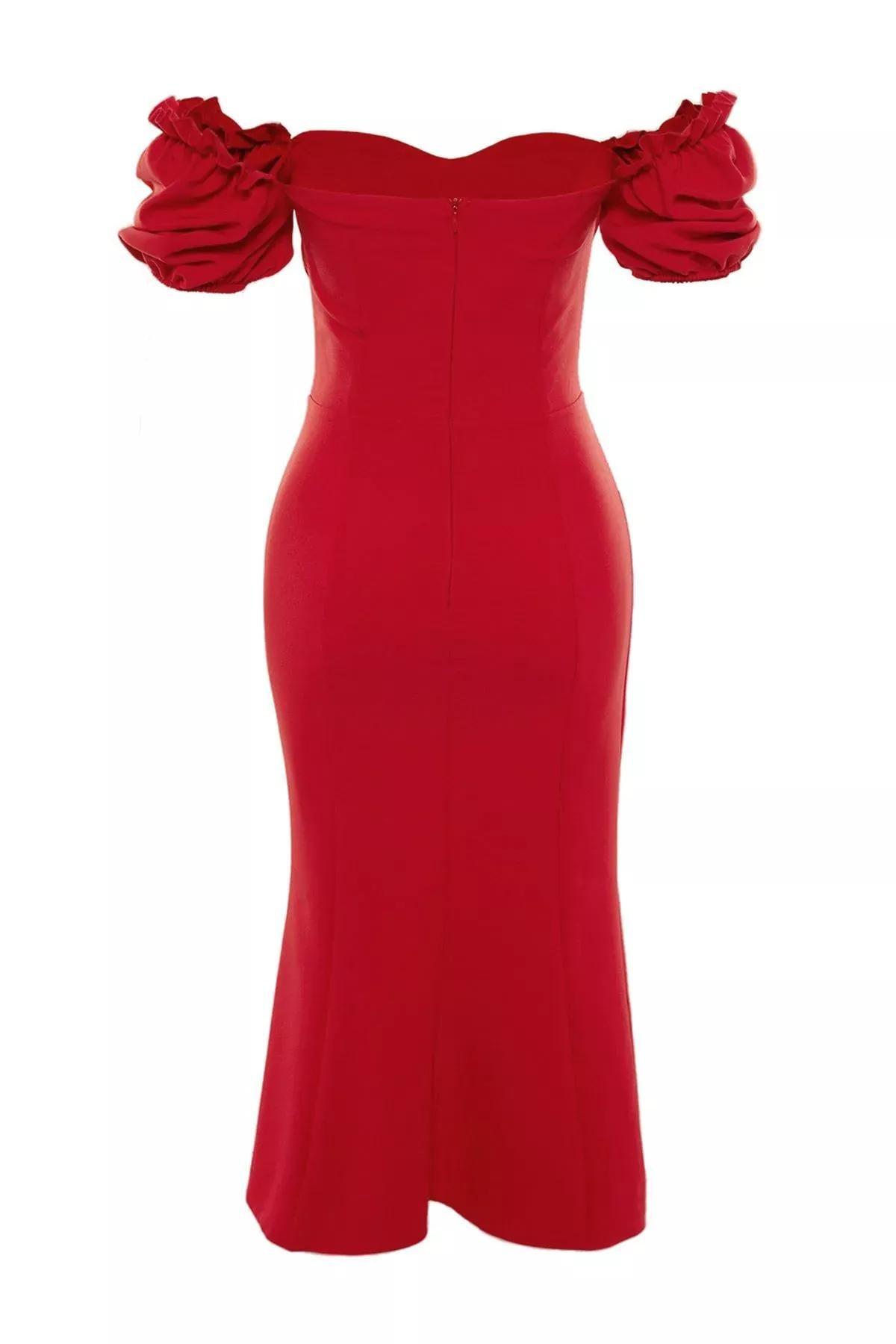 Red Sweetheart Dress, , large image number 6