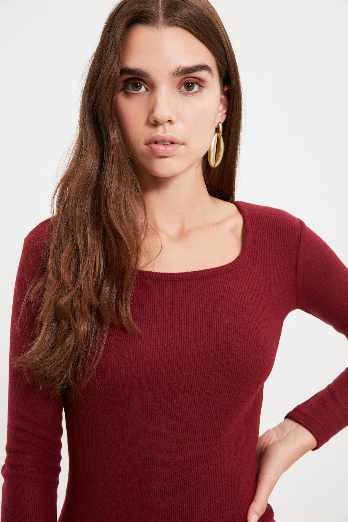 Red Bodycon Midi Dress, , large image number 2