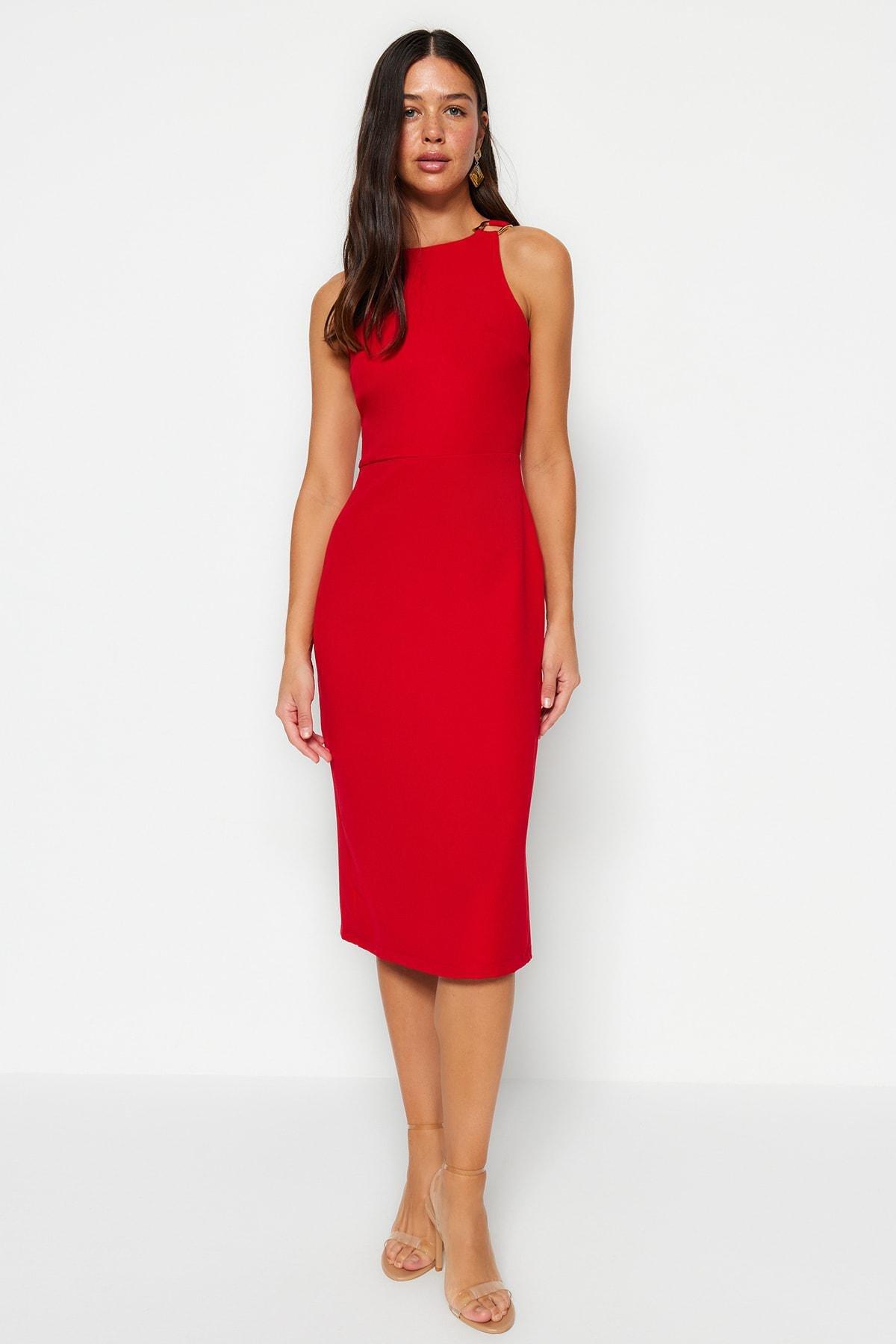 Red Bodycon Dress, , large image number 1