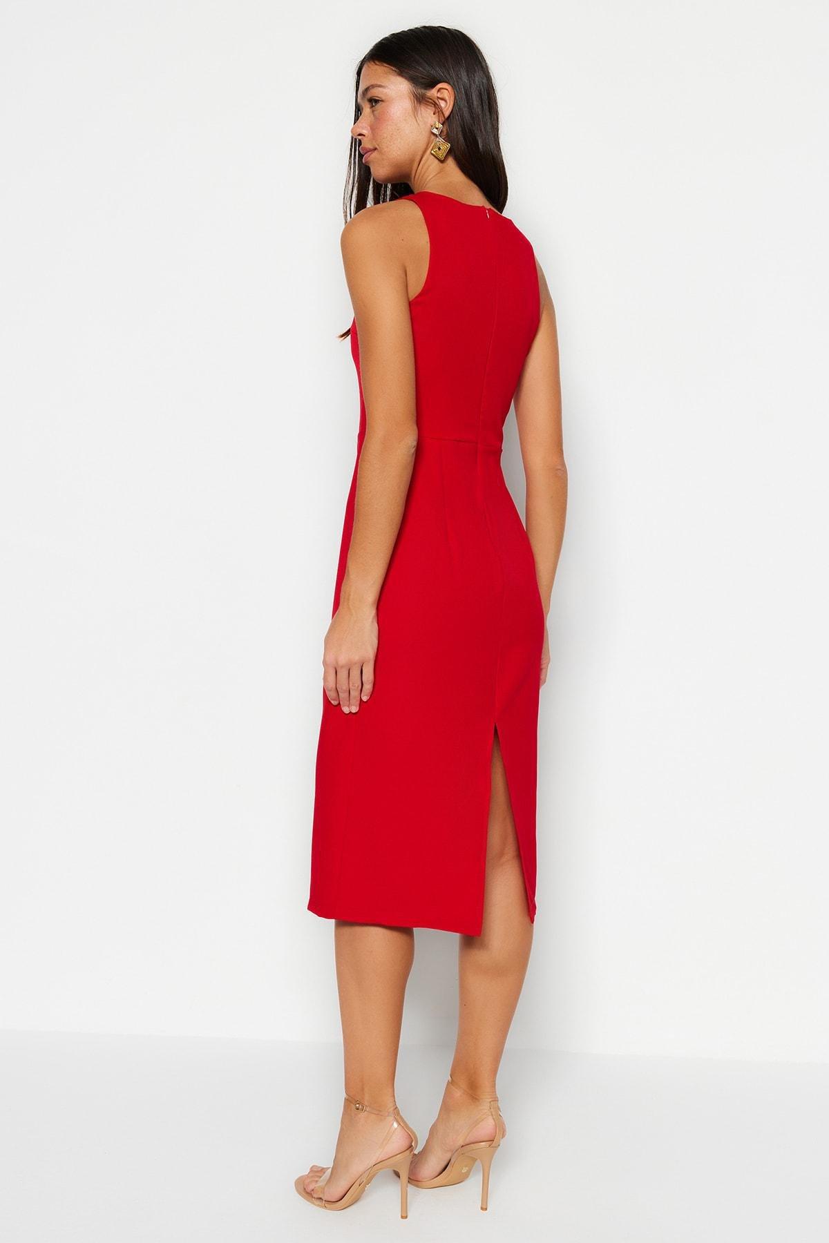Red Bodycon Dress, , large image number 4