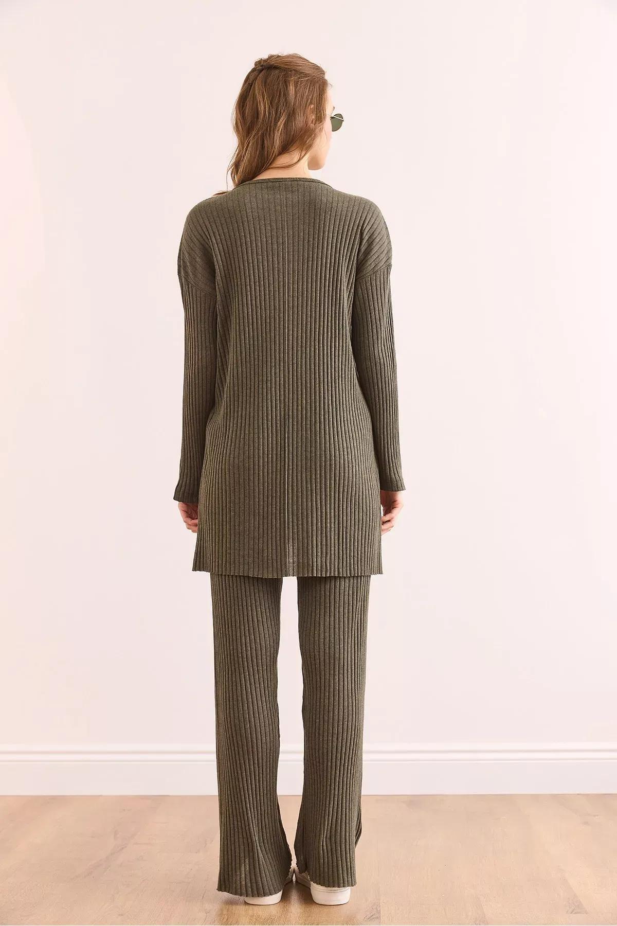 Khaki Relaxed Co-Ord Set, , large image number 5