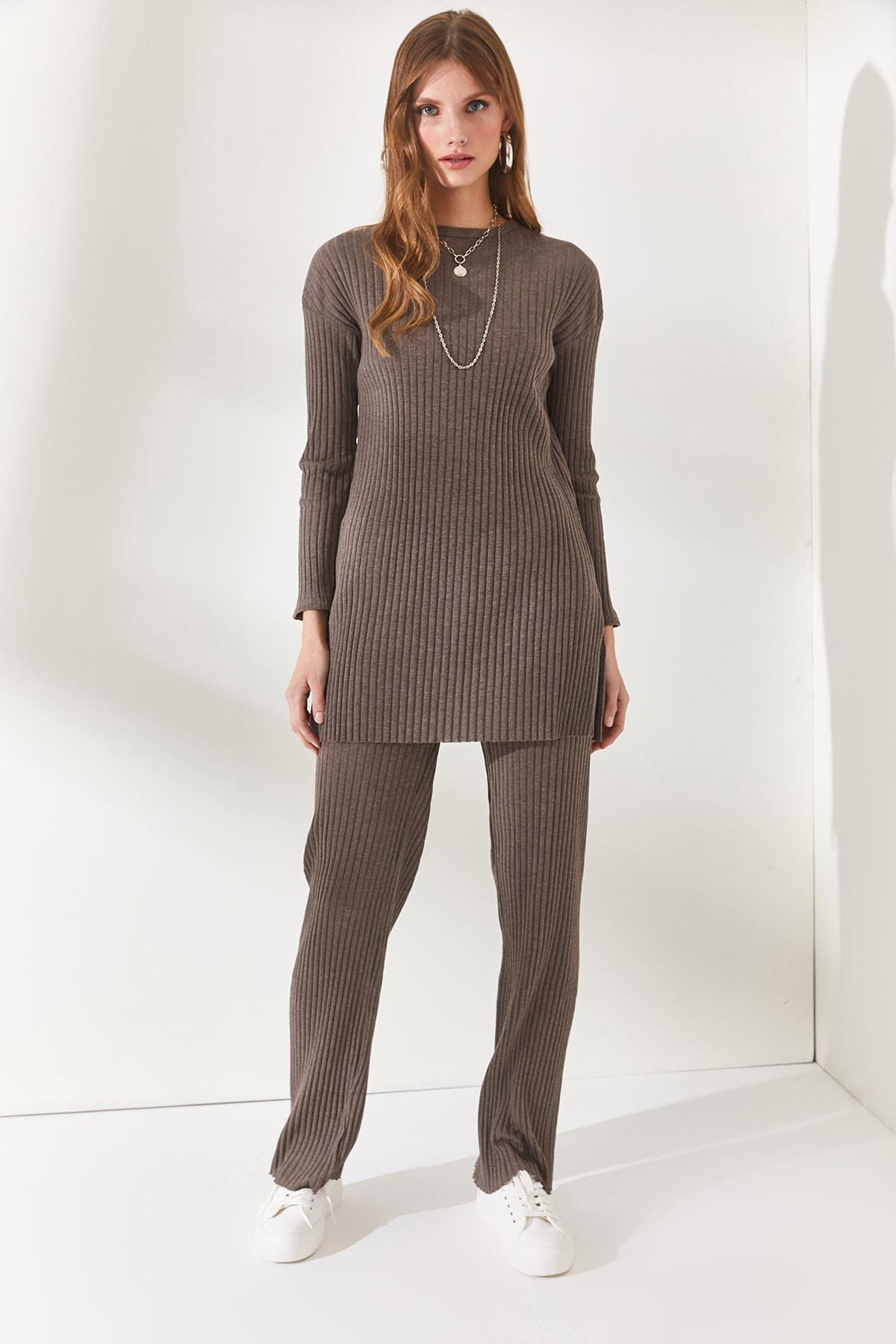 Brown Relaxed Co-Ord Set, , large image number 3