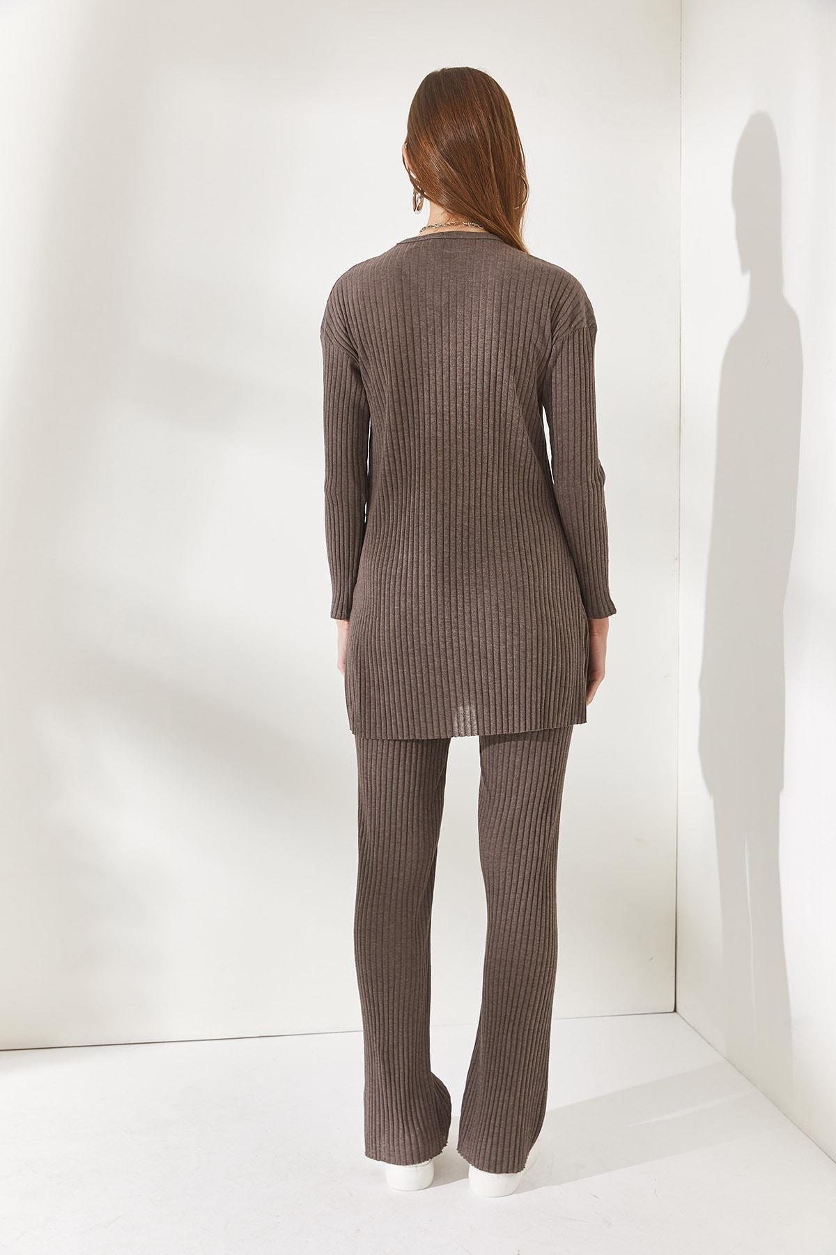 Brown Relaxed Co-Ord Set, , large image number 4