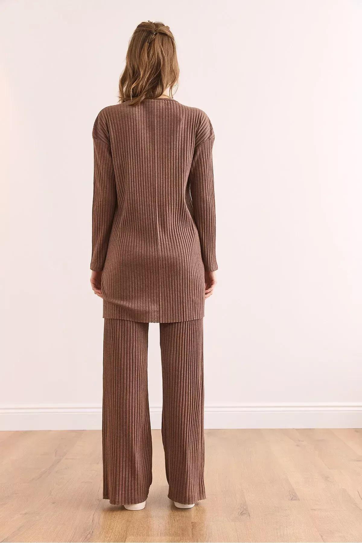 Brown Relaxed Co-Ord Set, , large image number 5