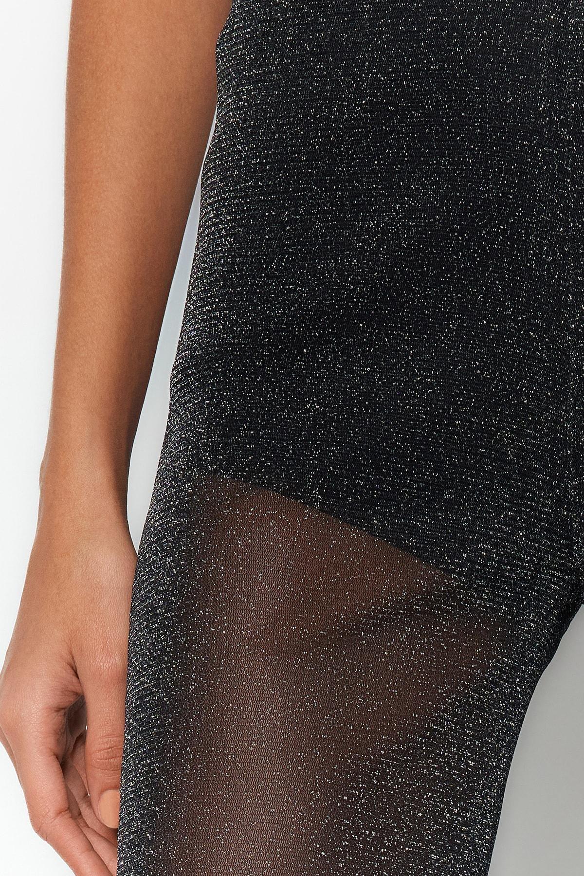 Black Wide Leg Pants, , large image number 4