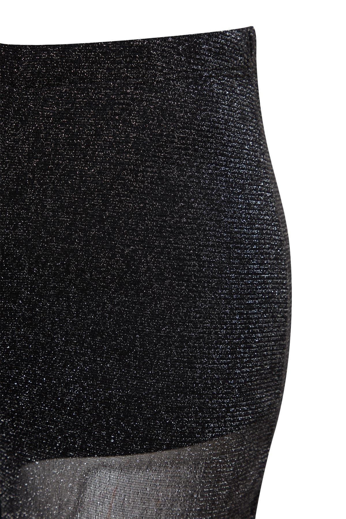 Black Wide Leg Pants, , large image number 6
