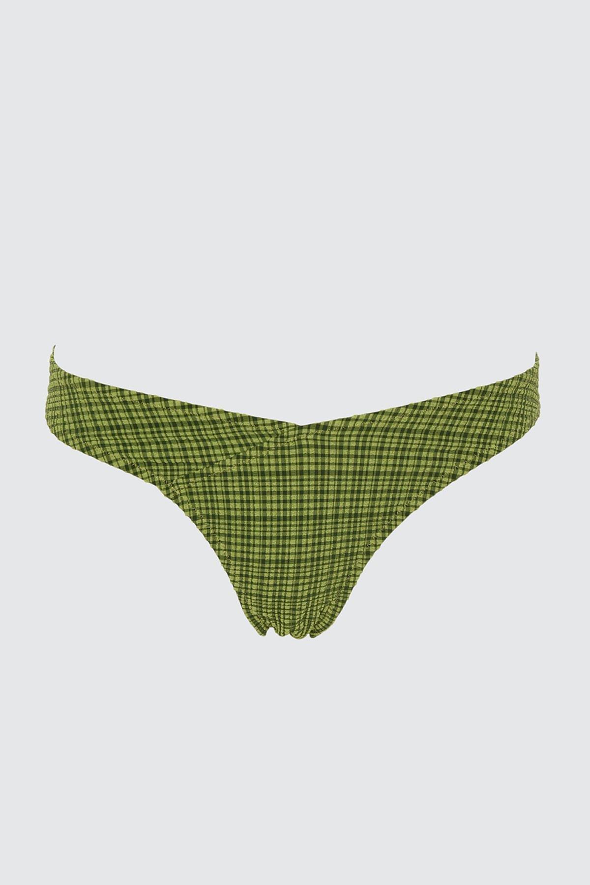 Green Plaid Bikini Bottom, , large image number 6