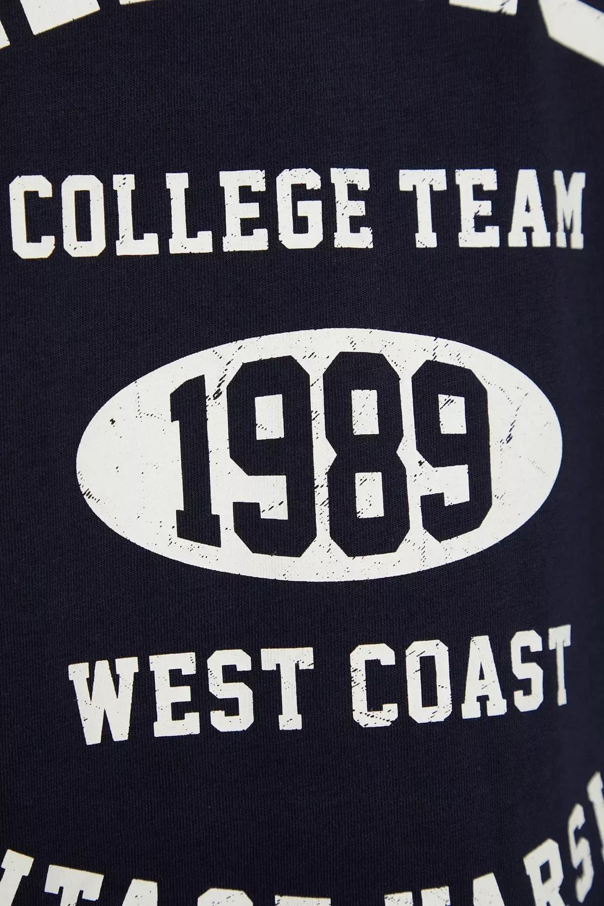 Navy Crew Neck Tank Top, , large image number 5