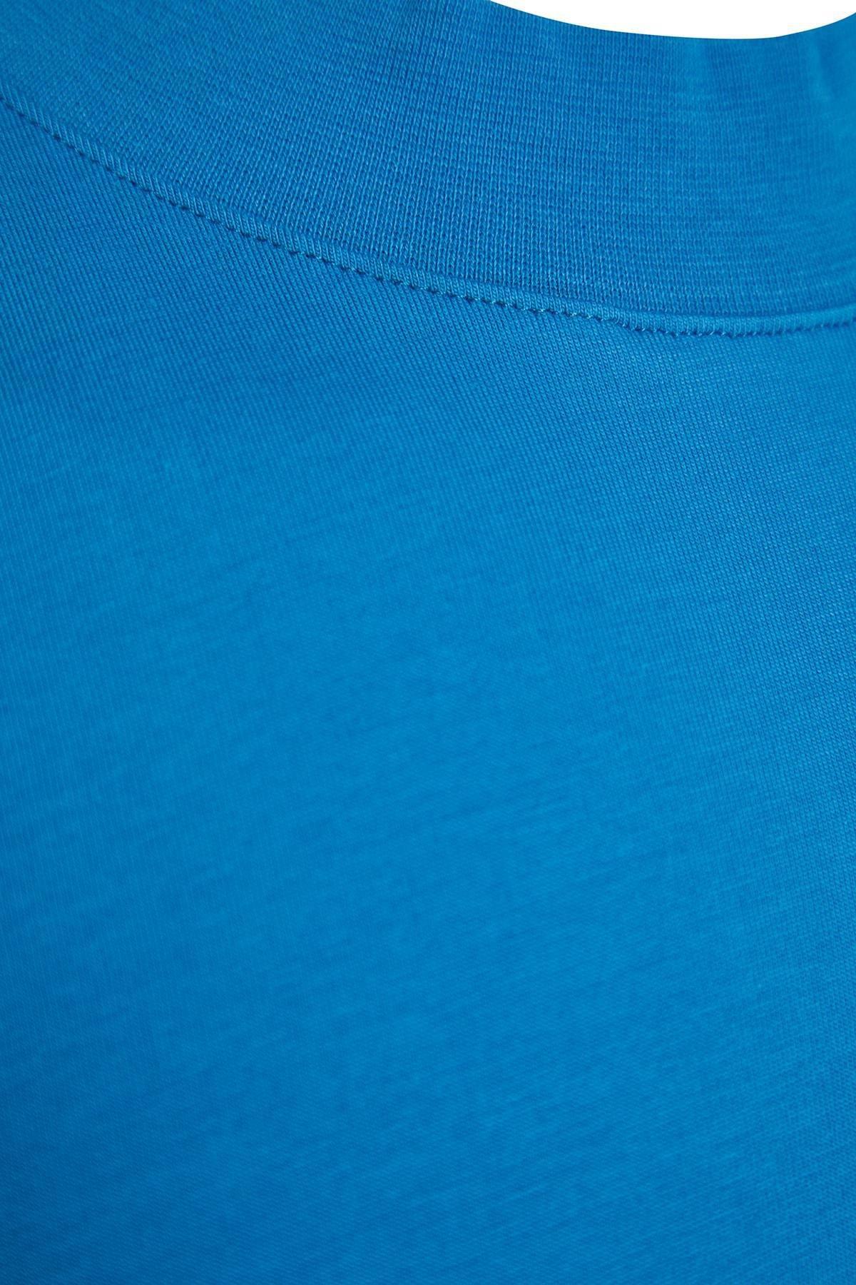 Navy Relaxed Crew Neck T-Shirt, , large image number 7