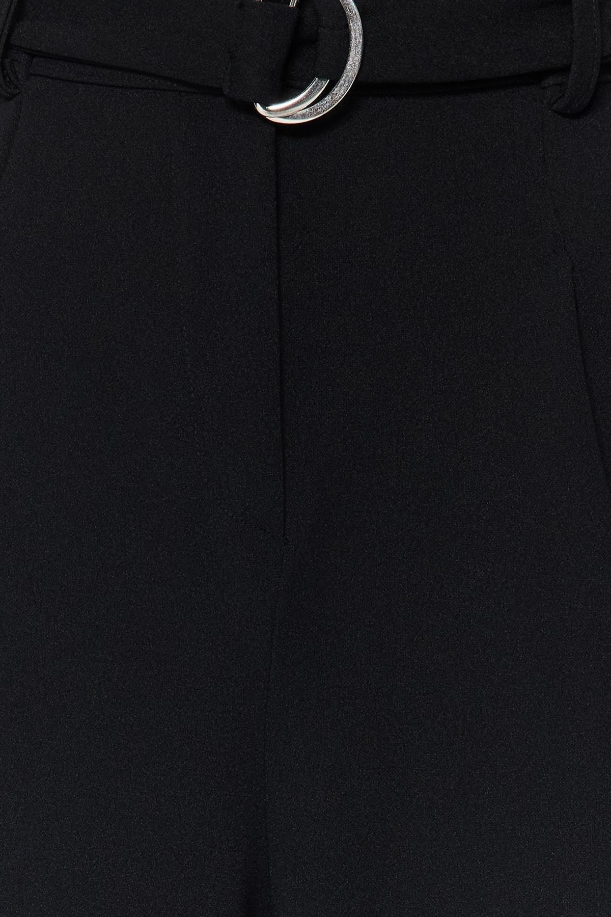 Black Wide Leg Pants, , large image number 4