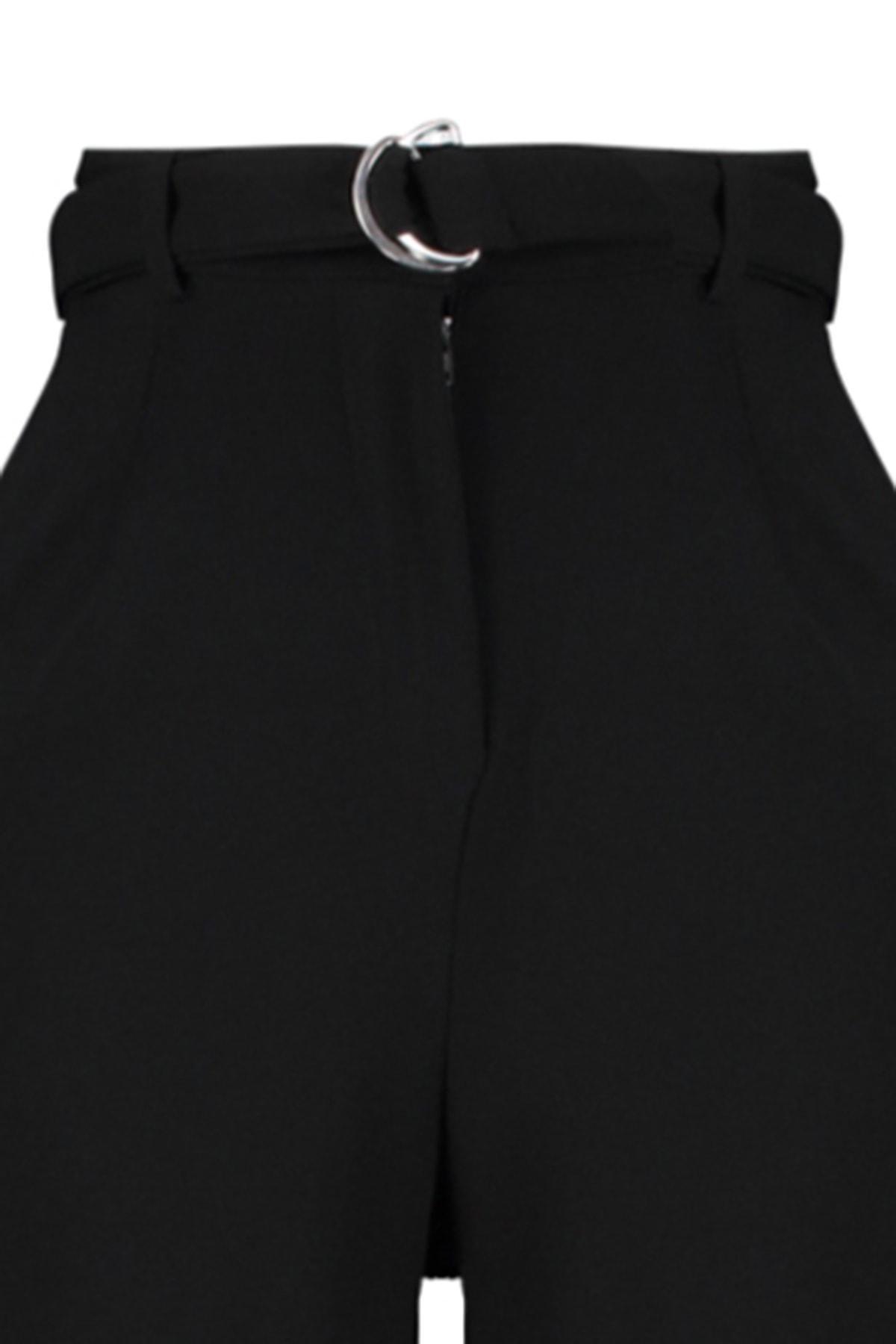 Black Wide Leg Pants, , large image number 6