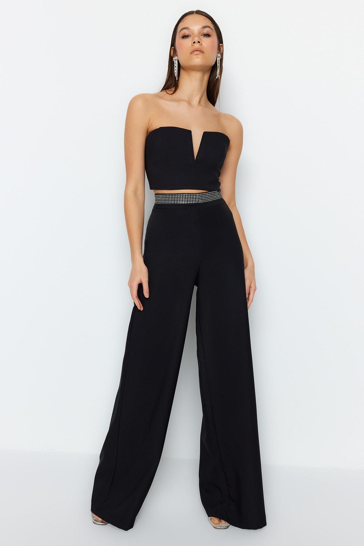Black Cigarette Pants, , large image number 0